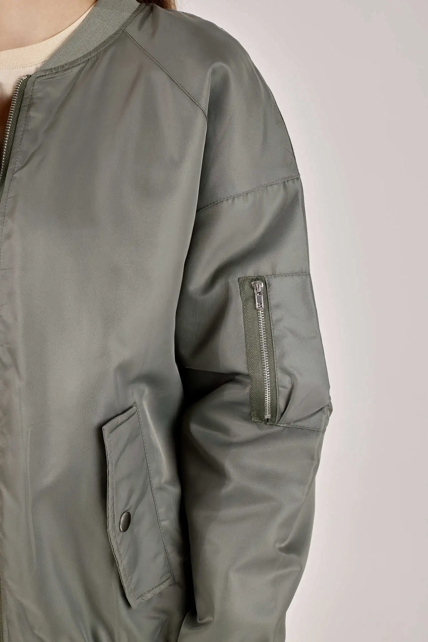 Бомбер хаки для женщин 351/431/30231-14 70