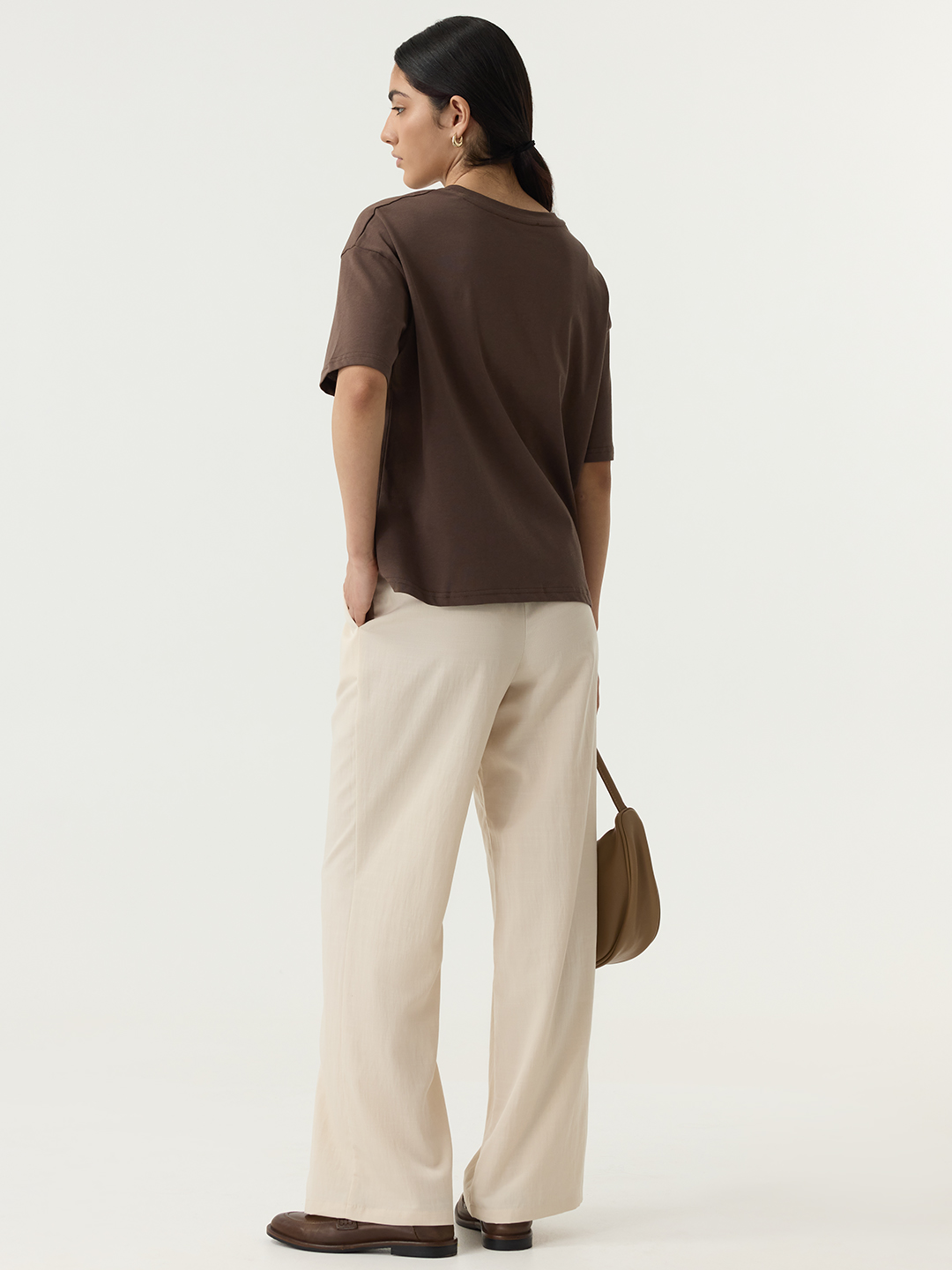 Брюки айвори для женщин 48214-234 71