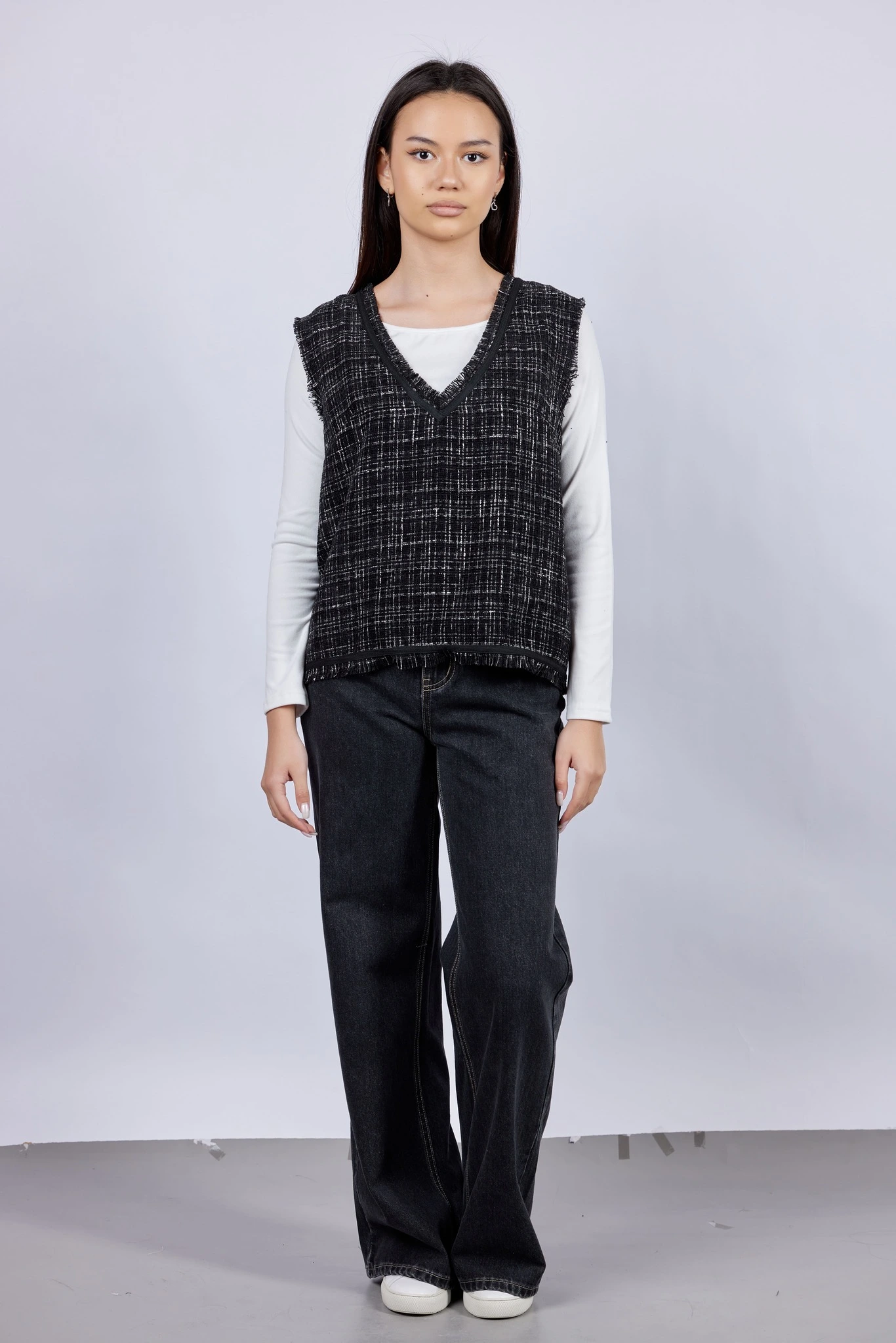 Жилетка черный для женщин 43219-1 68