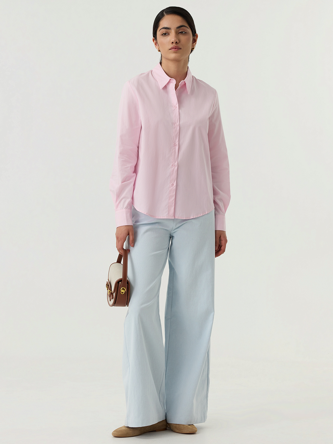 Рубашка розовый для женщин 48252-17 66