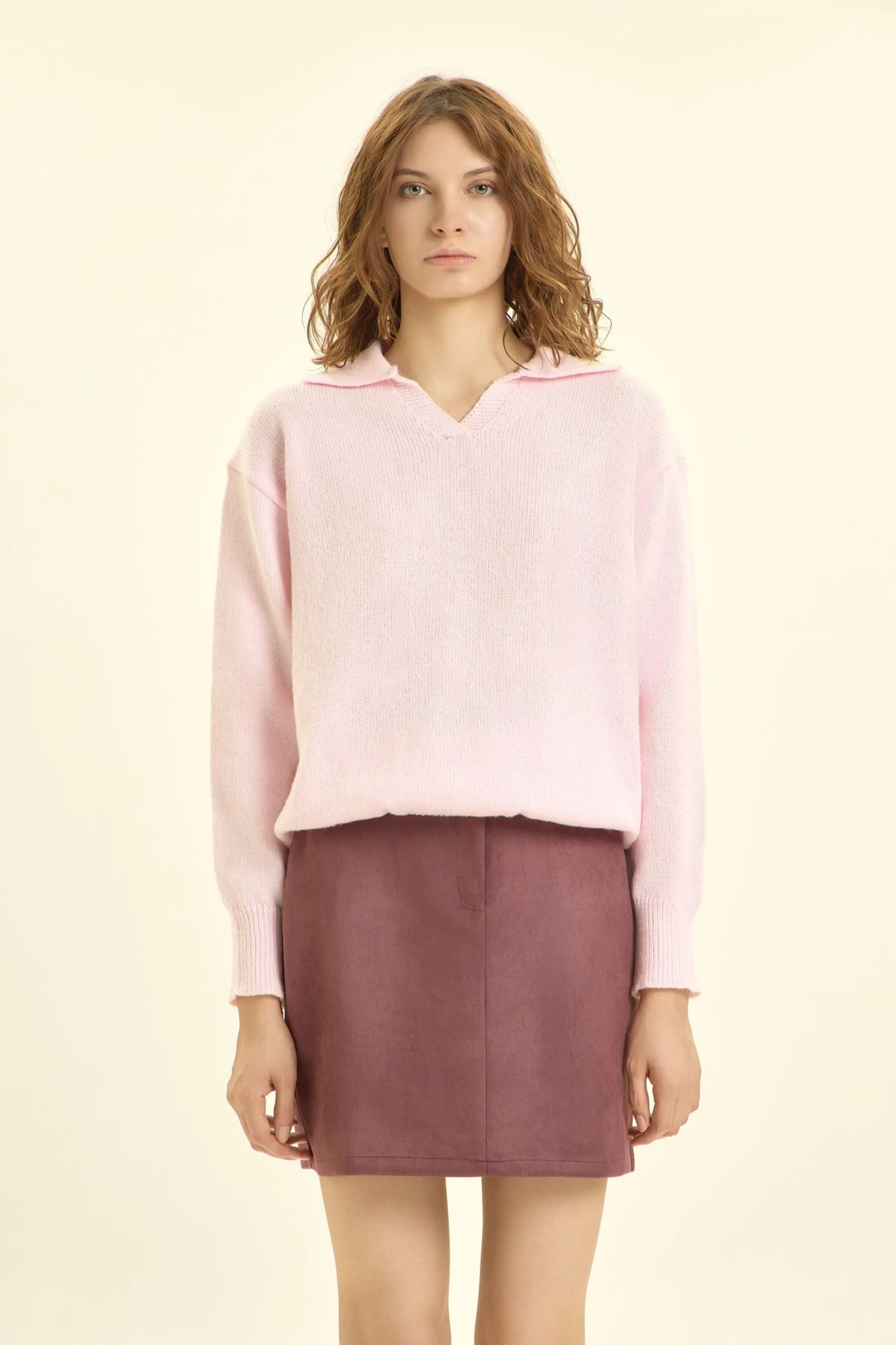 Джемпер розовый для женщин 46194-17 60