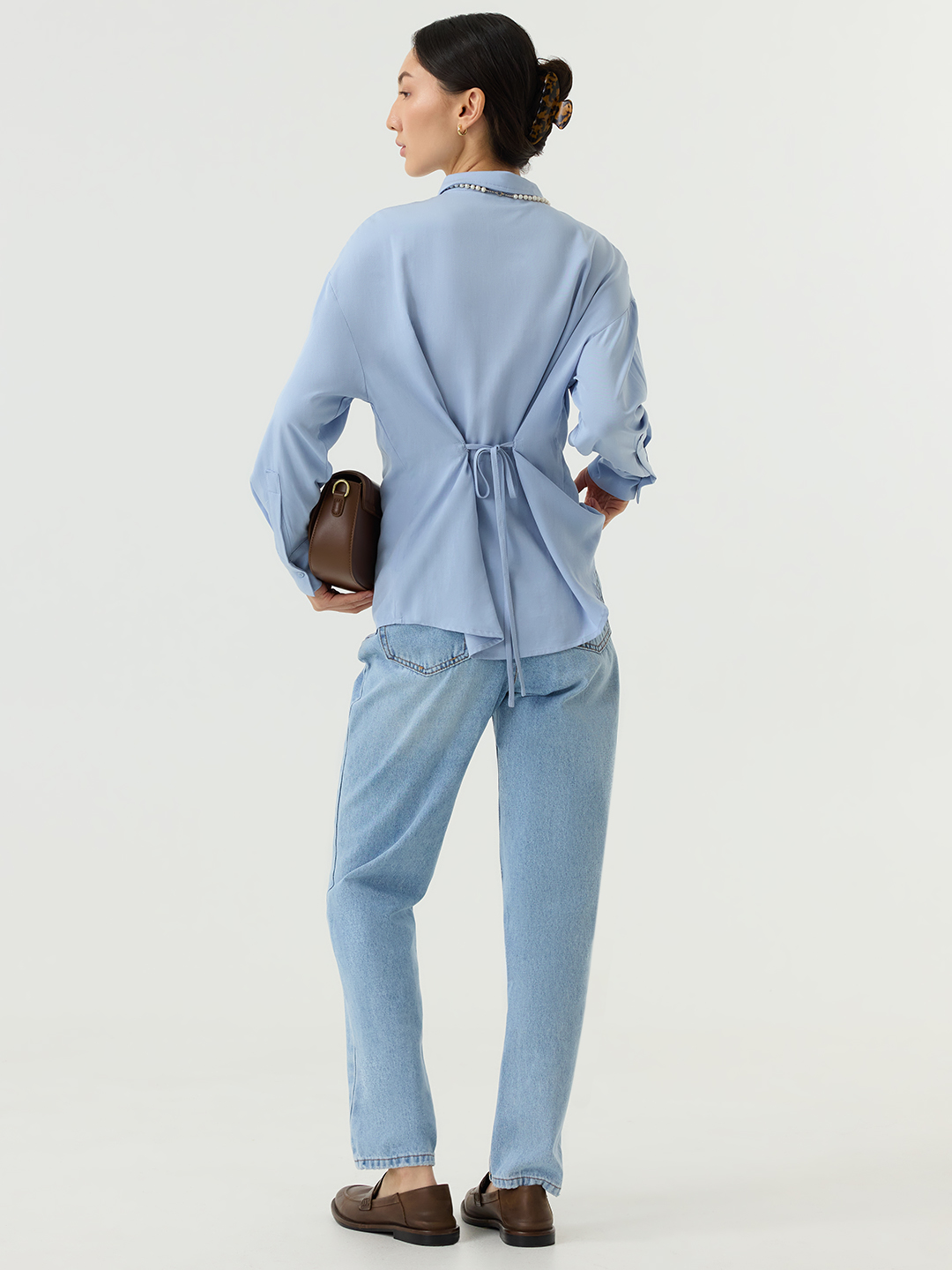 Рубашка голубой для женщин 48253-10 66