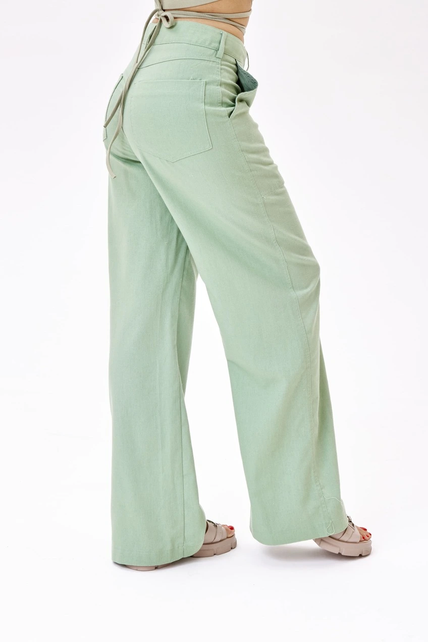 Брюки светло-зеленый для женщин 253/251/37296-8 71