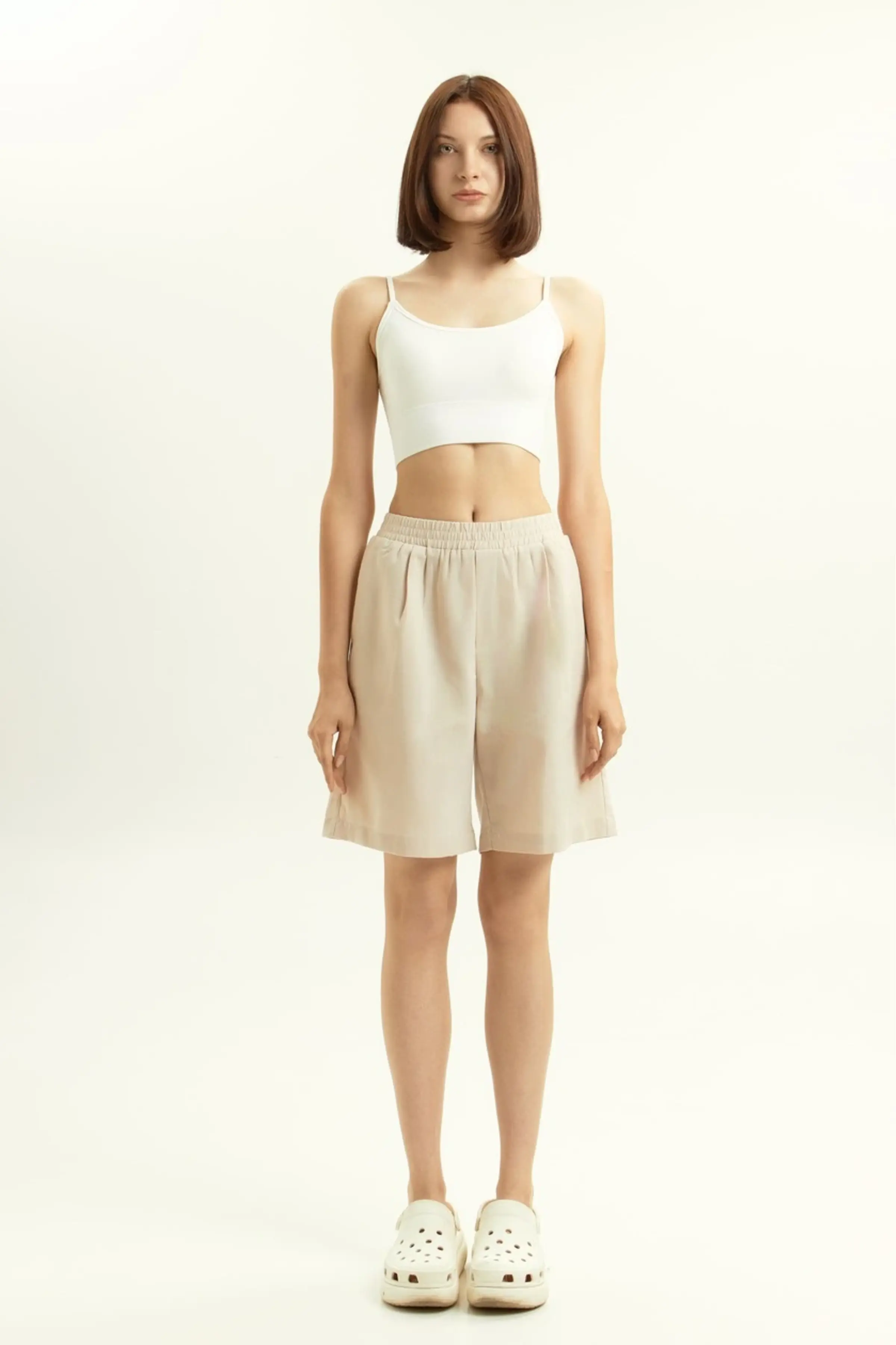 Топ белый для женщин 45371-4 46