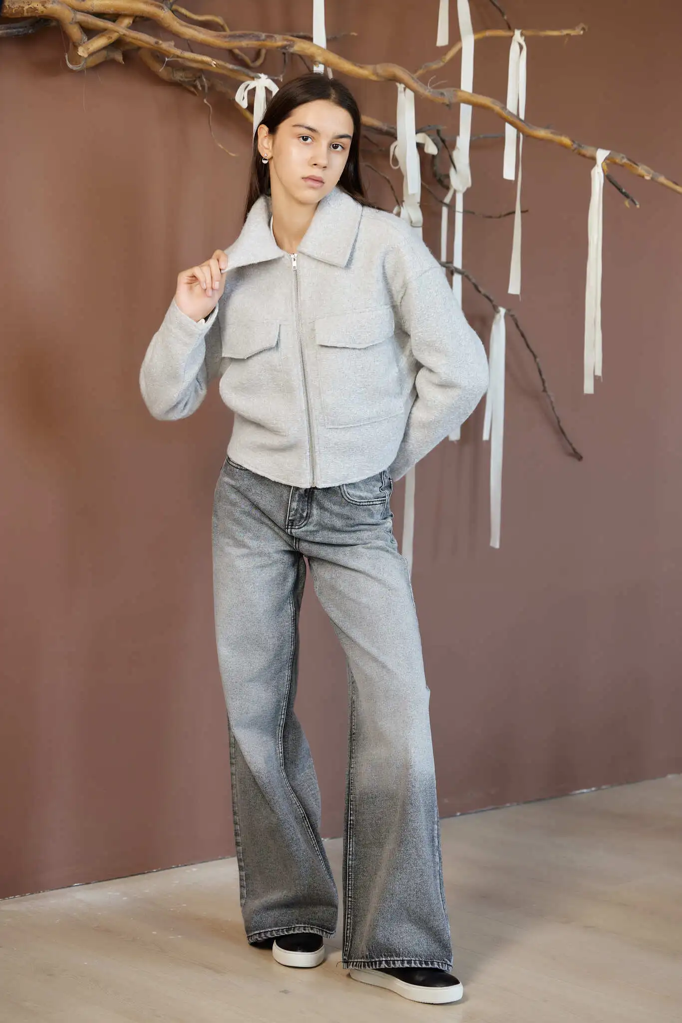 Куртка светло-серый для женщин 42285-9 47