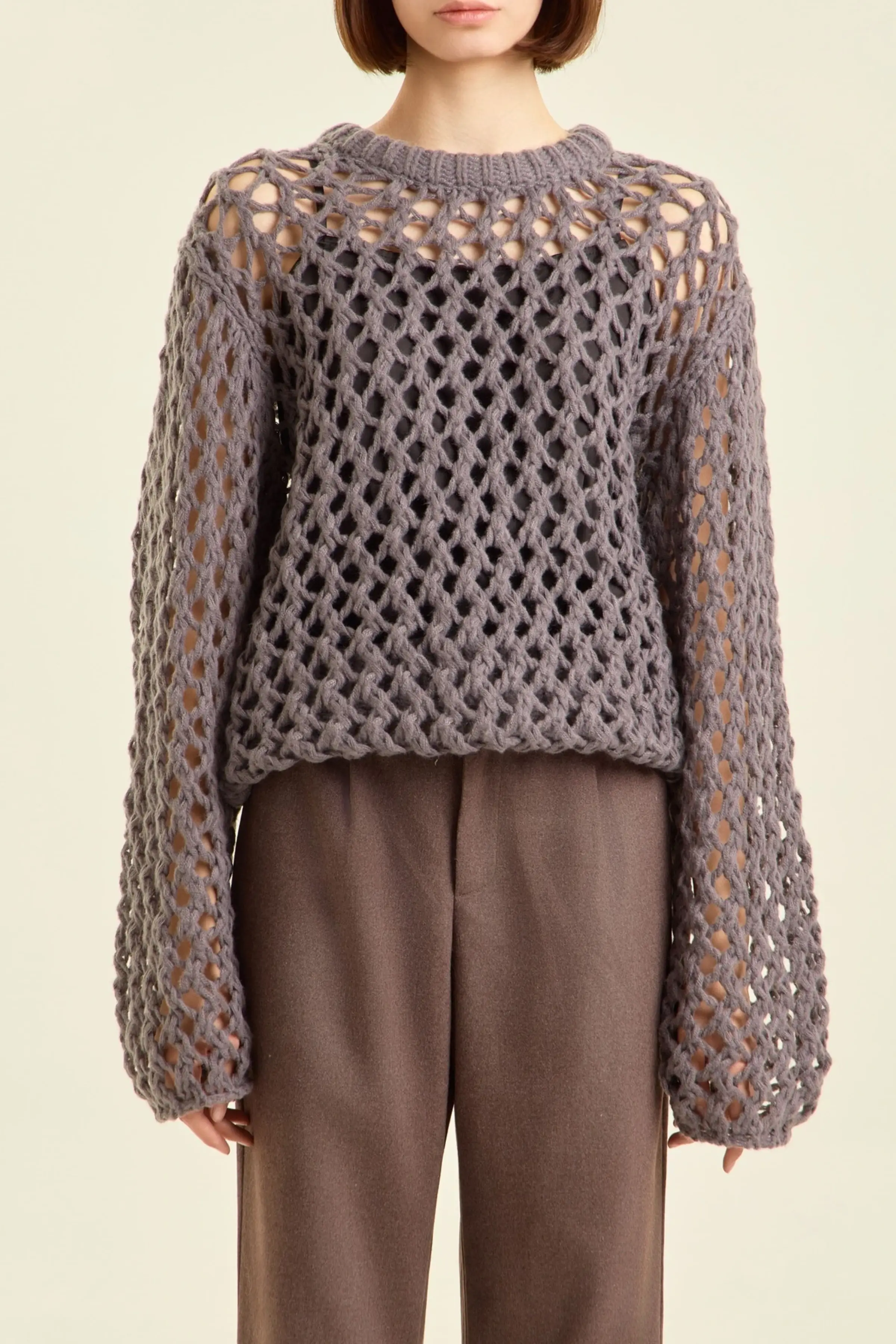 Свитер серый для женщин 47305-61 65