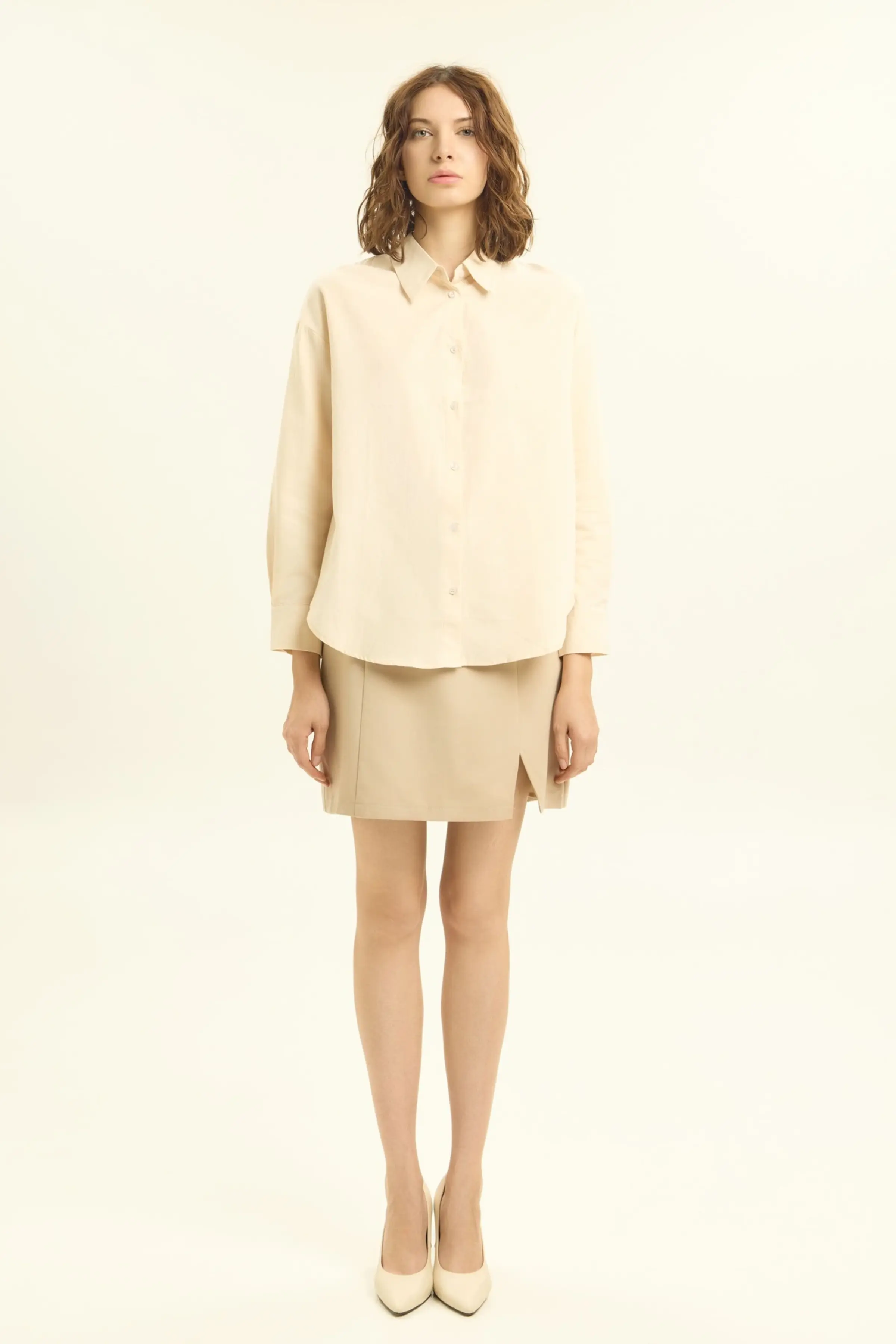 Рубашка бежевый для женщин 45319-15 66