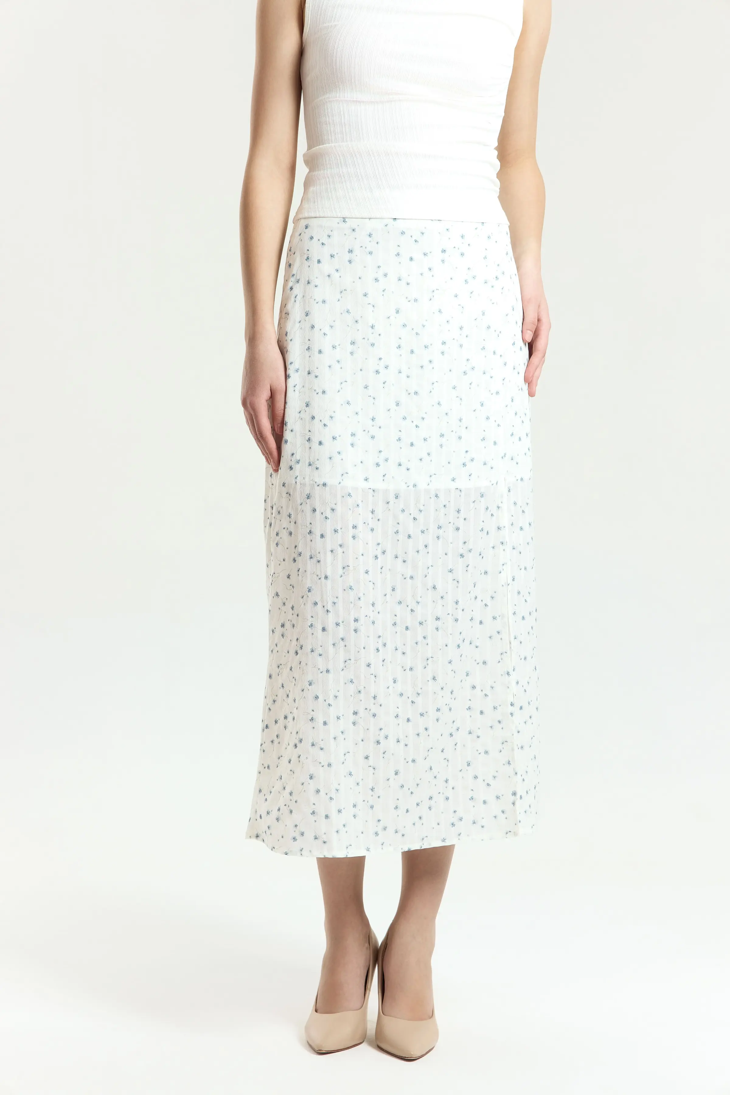 Юбка синий цветочек для женщин 45312-188 52