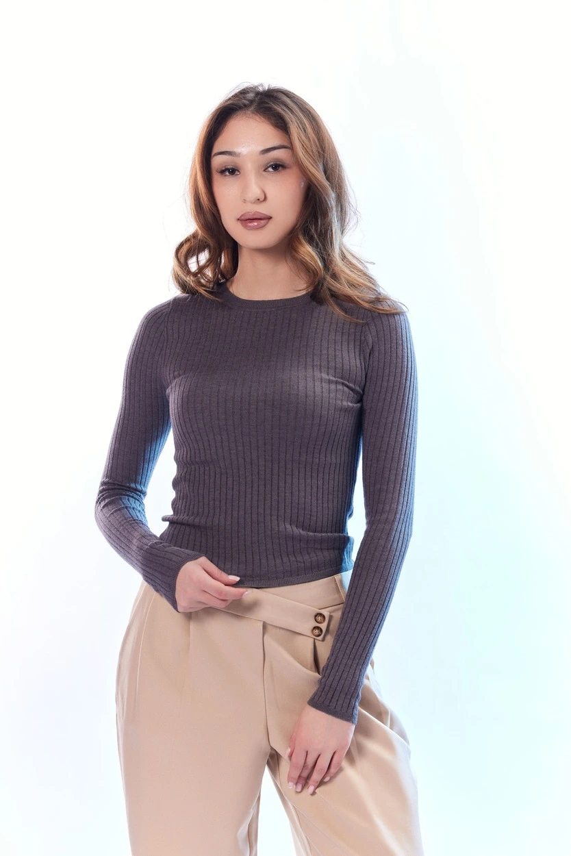 Джемпер серый для женщин 44123-61 60