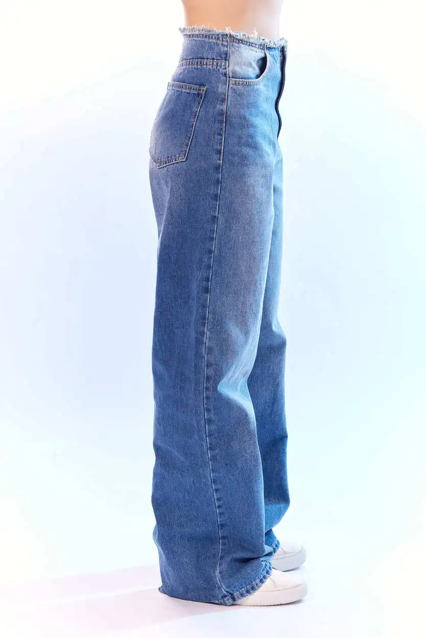 Джинсы голубой для женщин 44119-10 74
