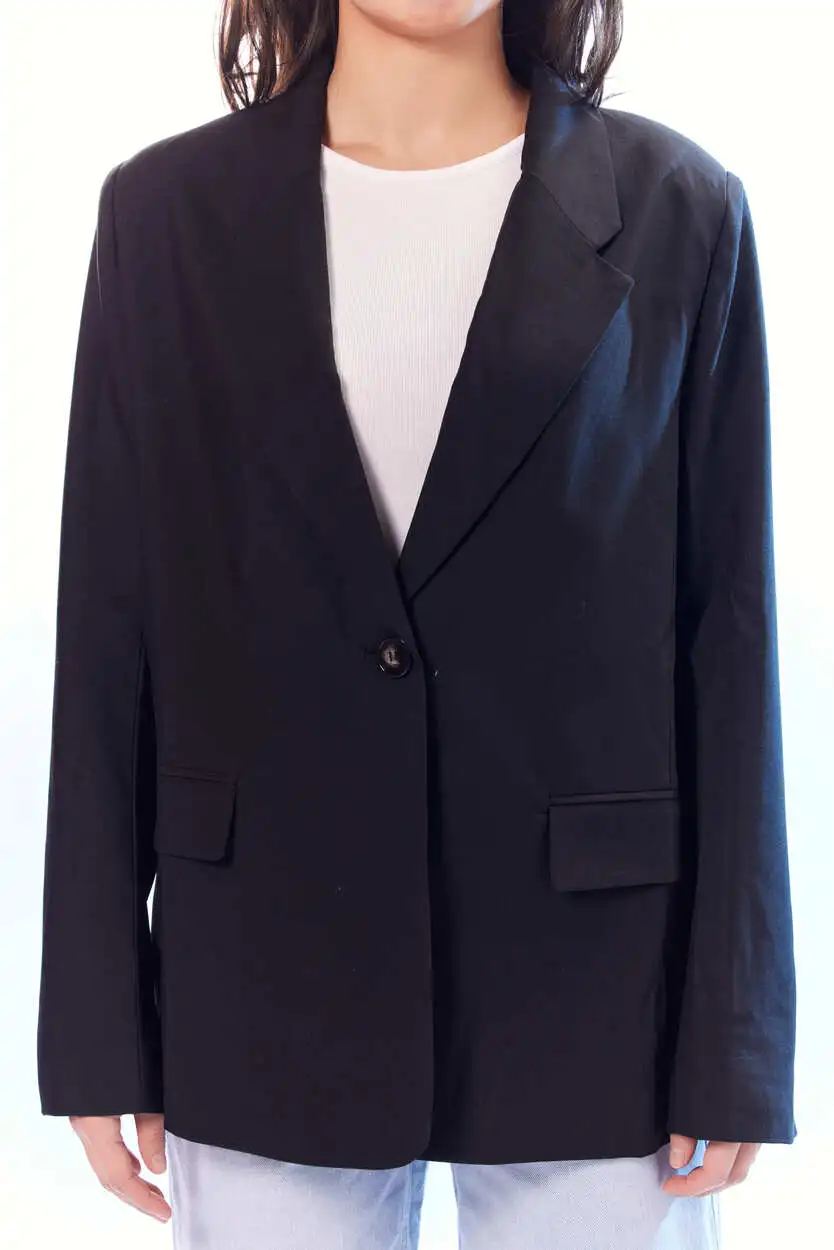 Жакет черный для женщин 44165-1 64