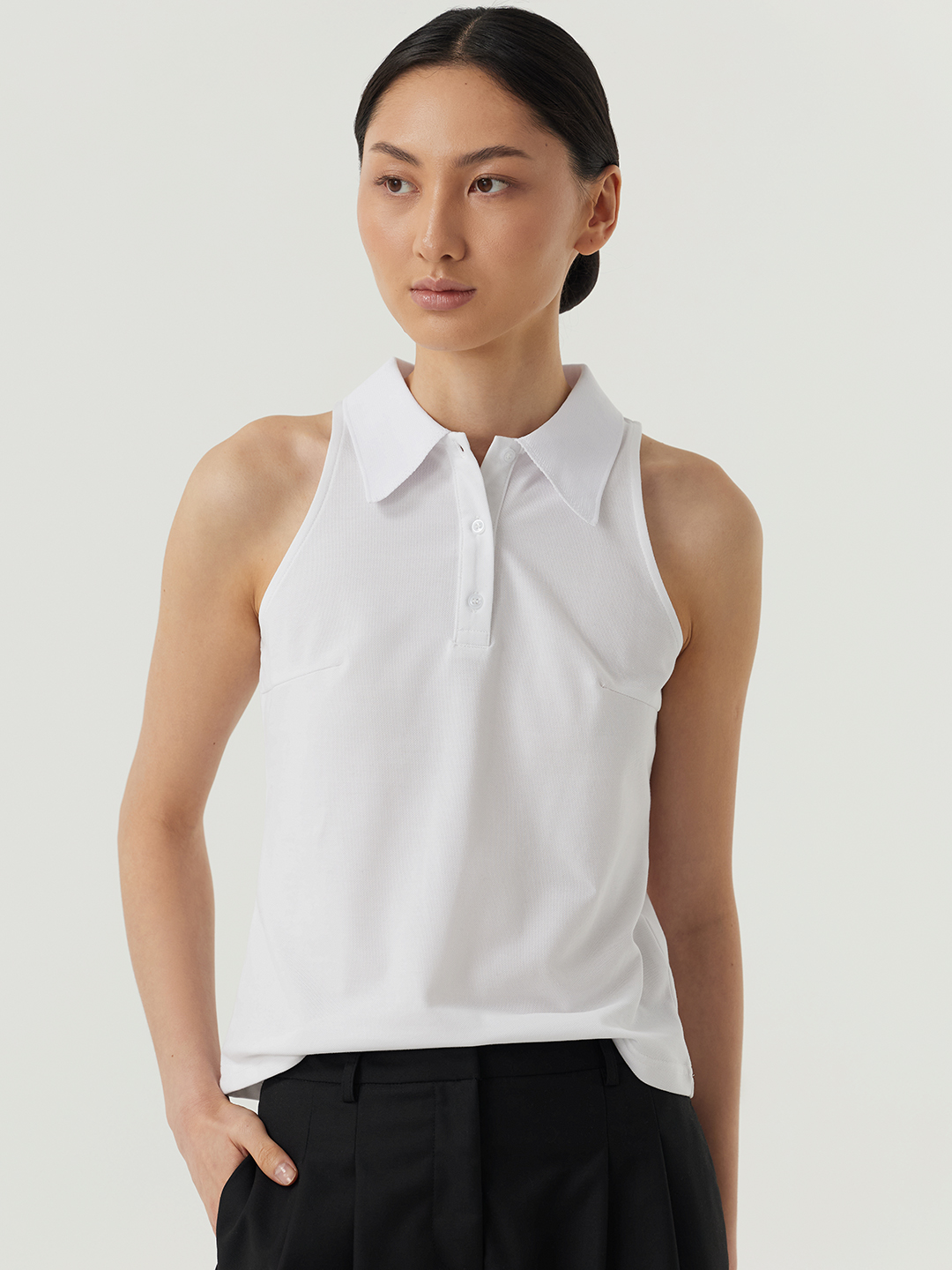 Топ белый для женщин 48217-4 46