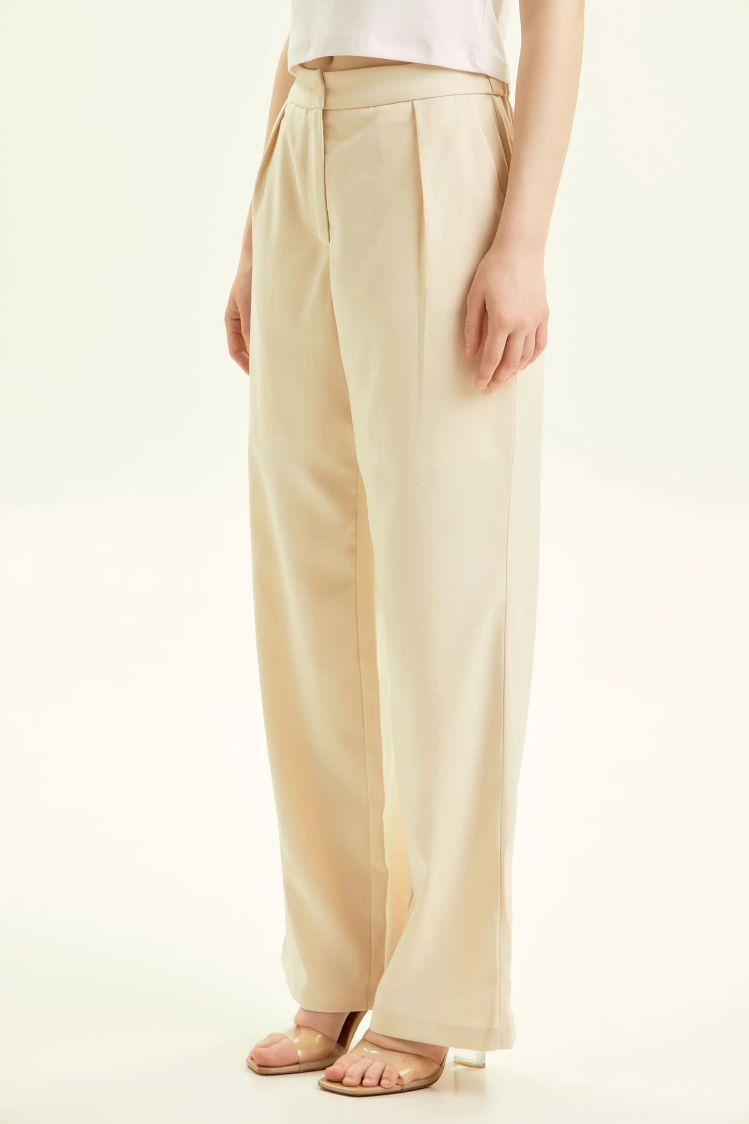 Брюки бежевый для женщин 45104-15 71