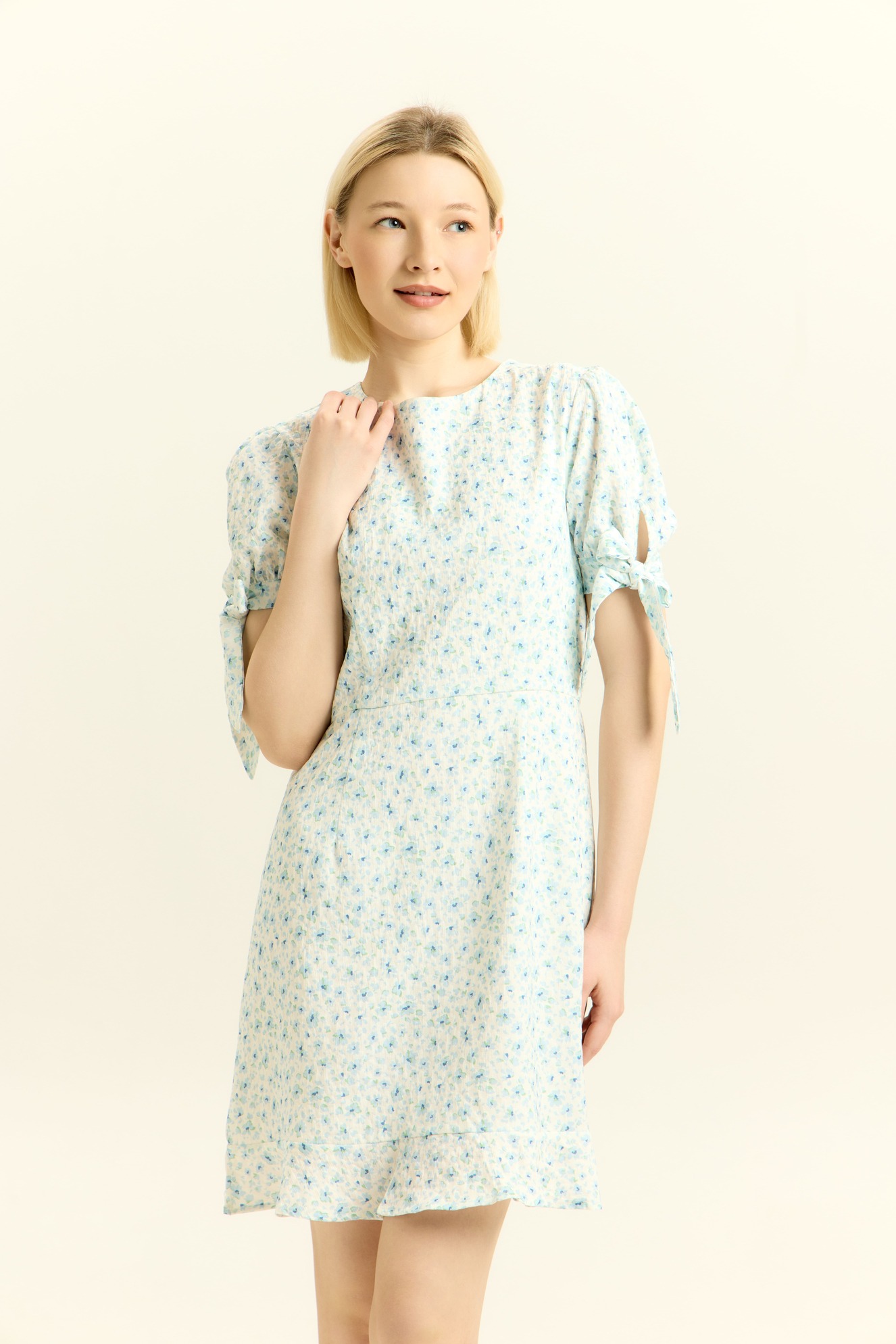 Платье синий цветочек для женщин 41138-188 54