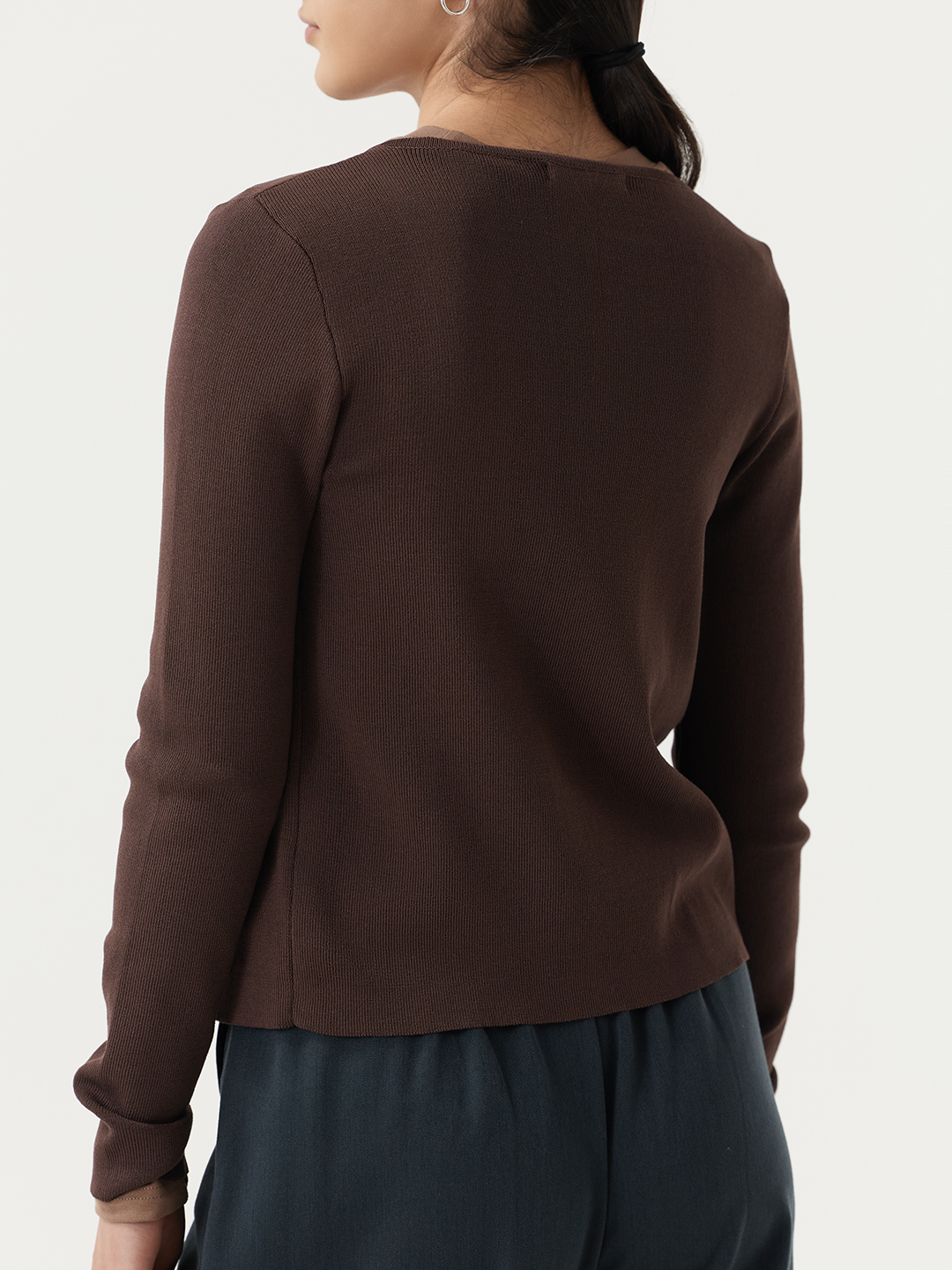 Кардиган коричневый для женщин 48113-13 50