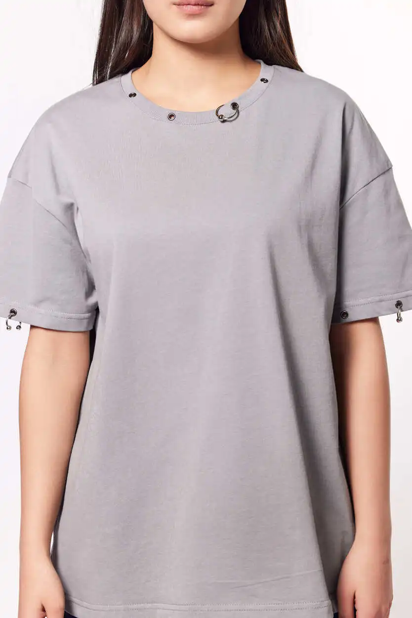 Футболка серый для женщин 44272-61 67