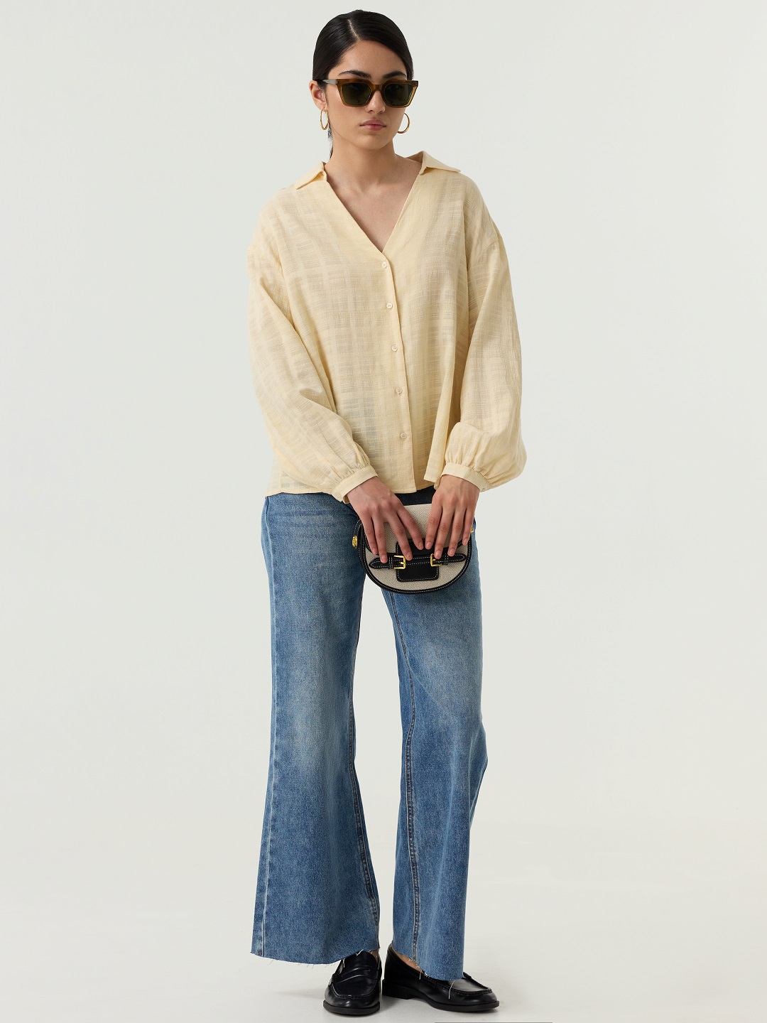 Блузка желтый для женщин 48157-5 28