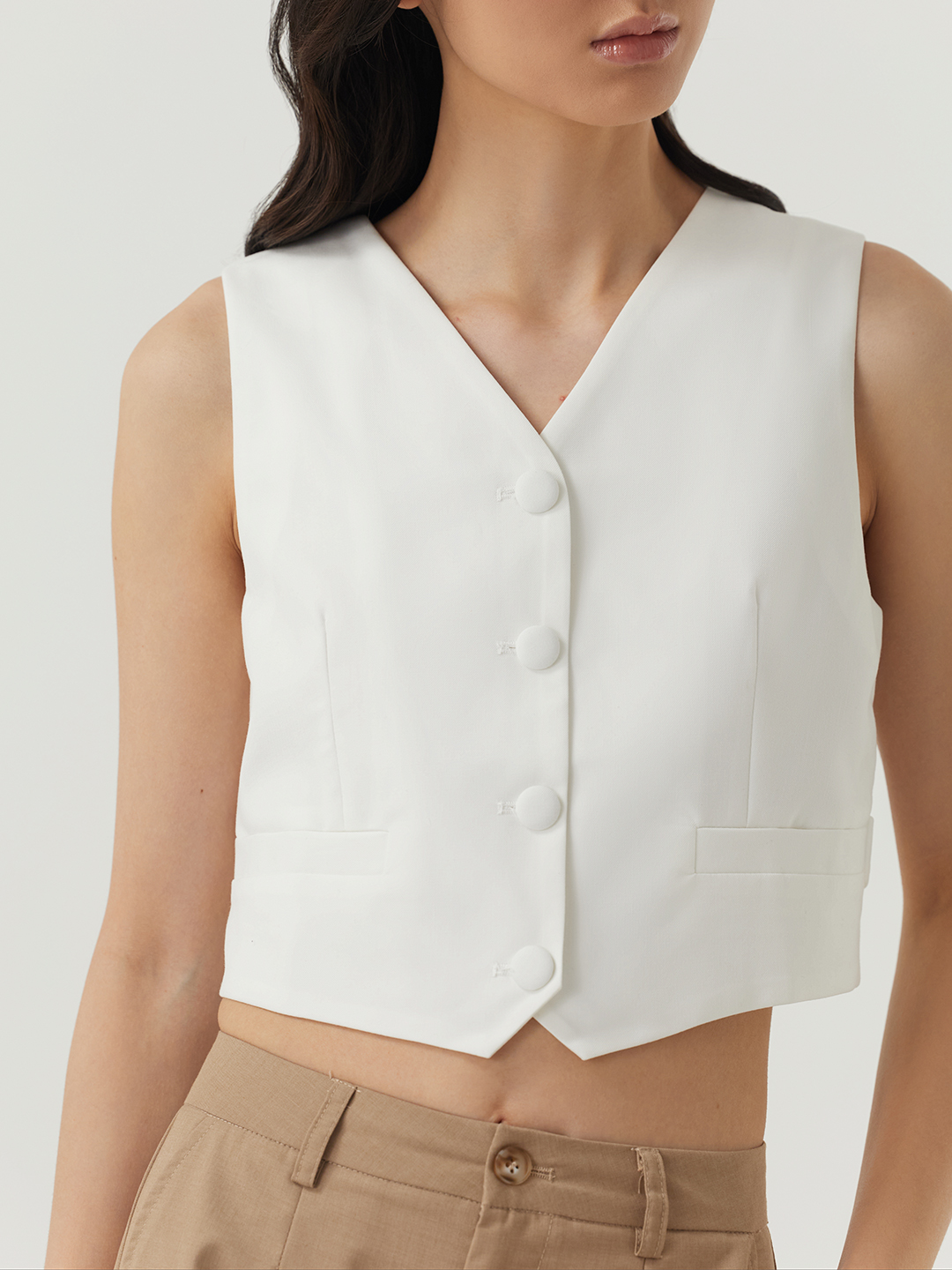Жилетка белый для женщин 48229-4 68