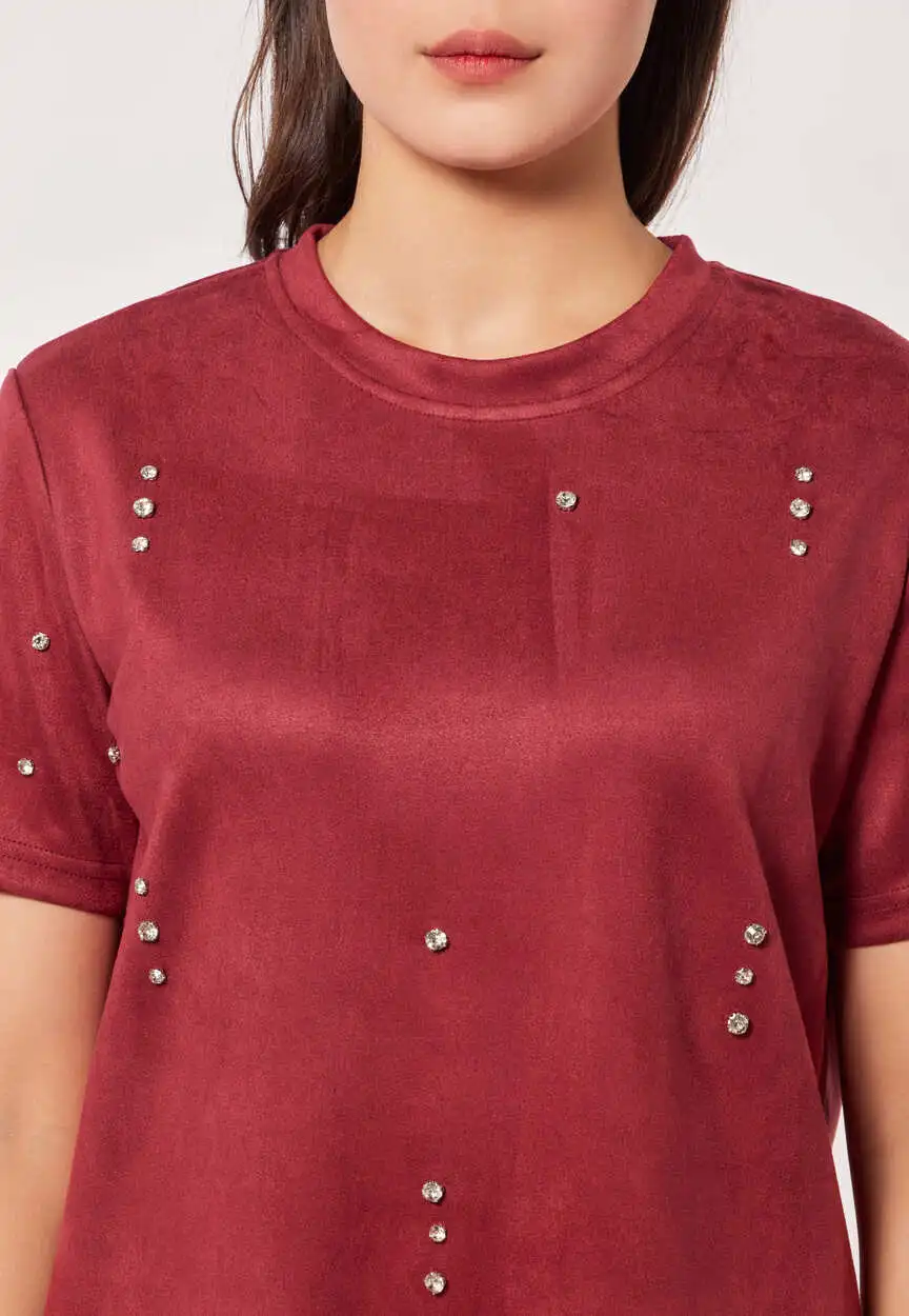 Платье красный для женщин 44235-7 54