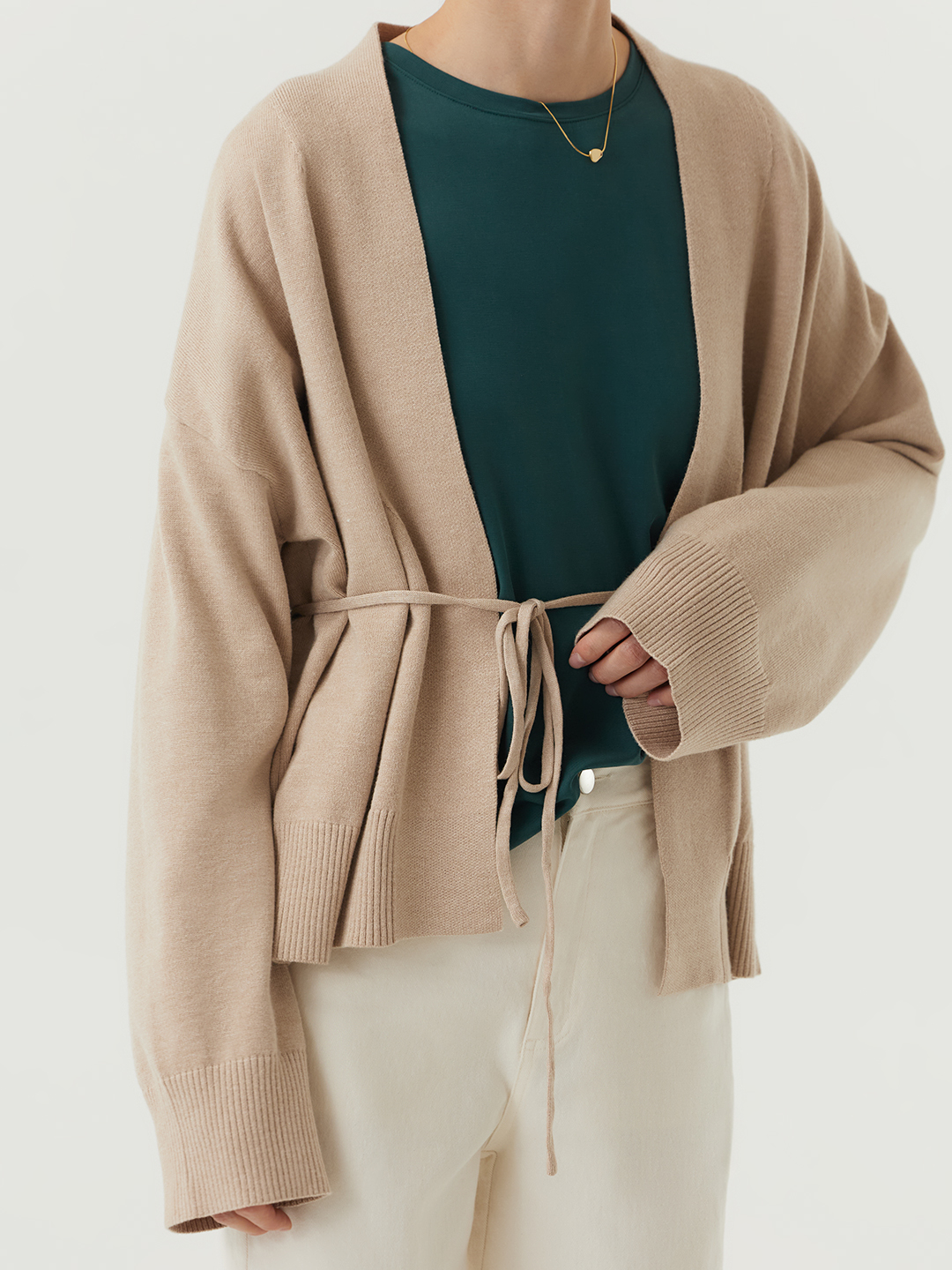 Кардиган бежевый для женщин 48123-15 50