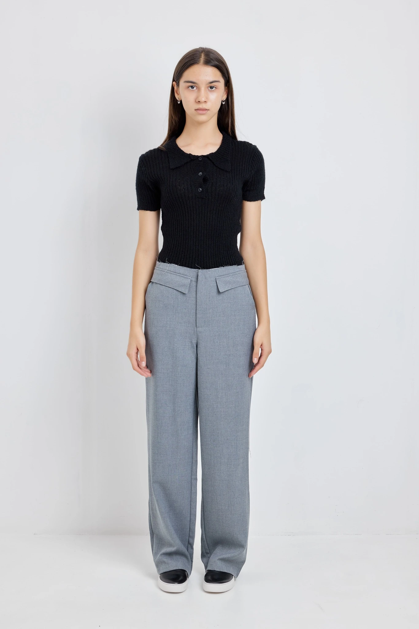 Джемпер черный для женщин 42194-1 60