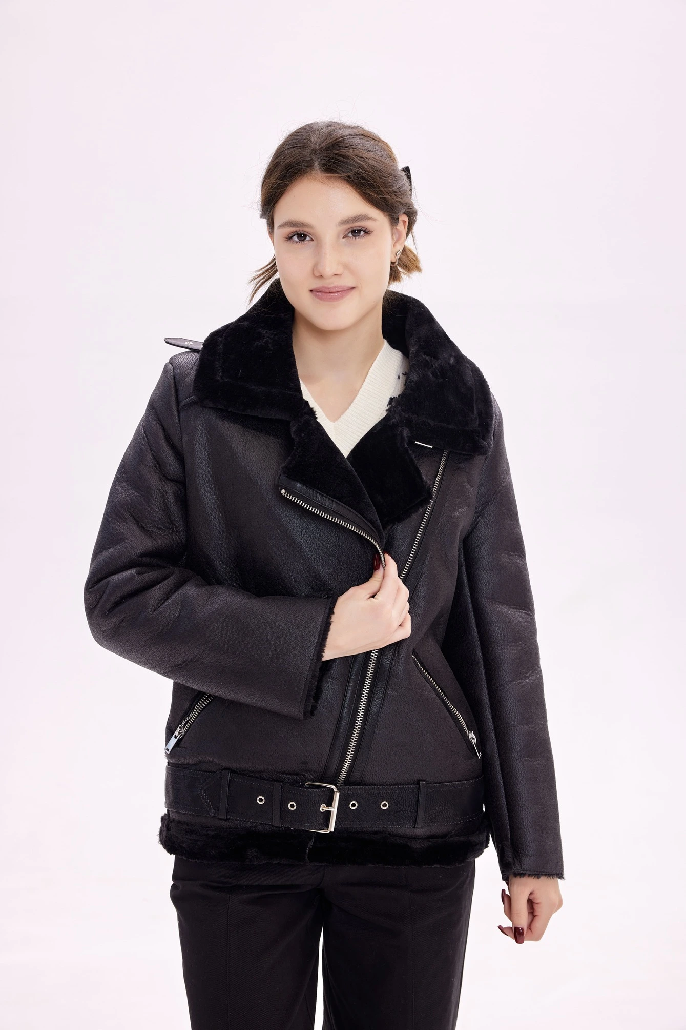 Куртка черный для женщин 39108-1 47