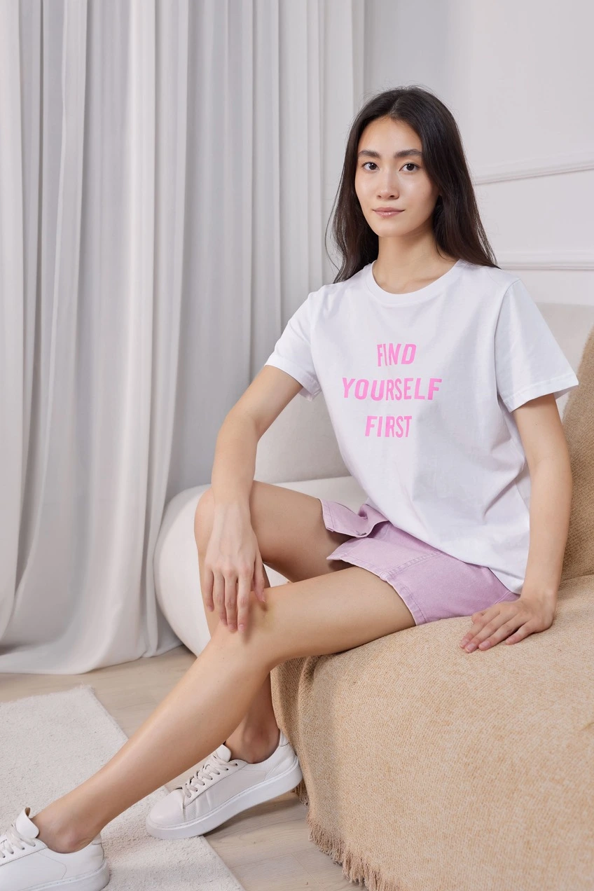 Футболка белый для женщин 41204-4 67