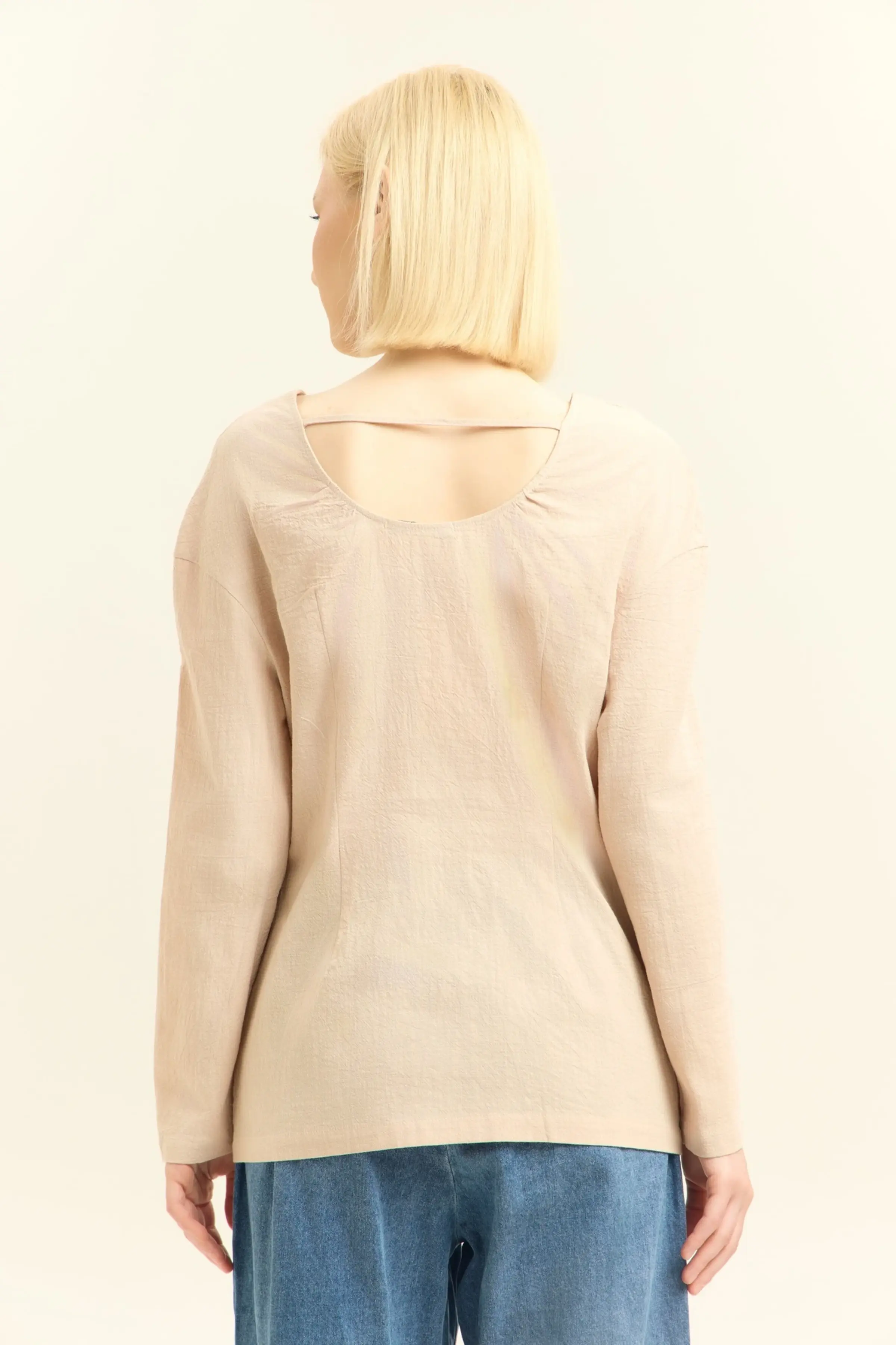Блузка бежевый для женщин 45249-15 28