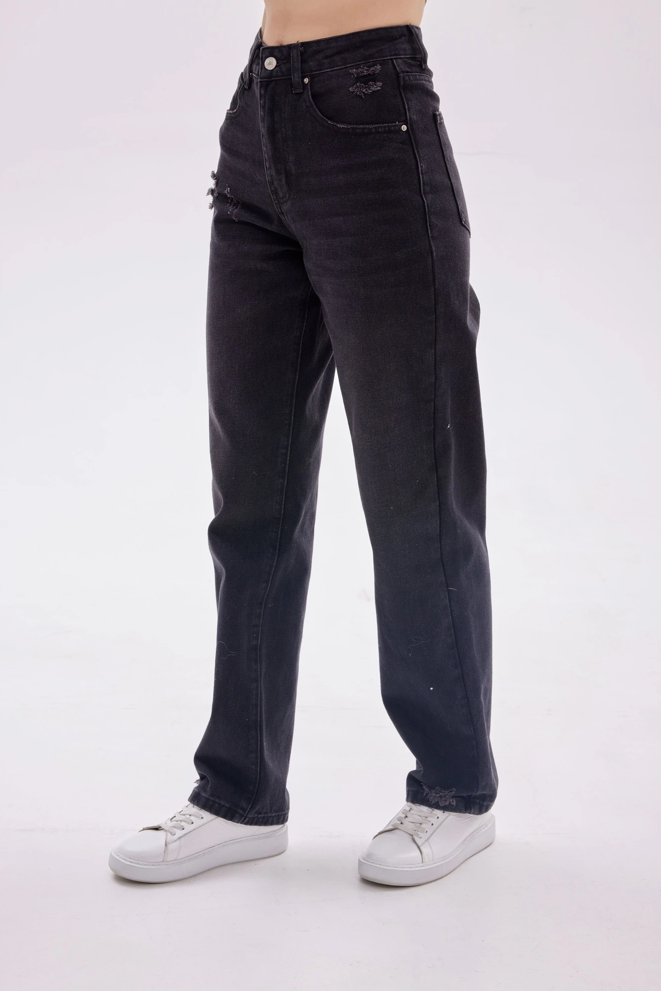 Джинсы черный для женщин 39350-1 74