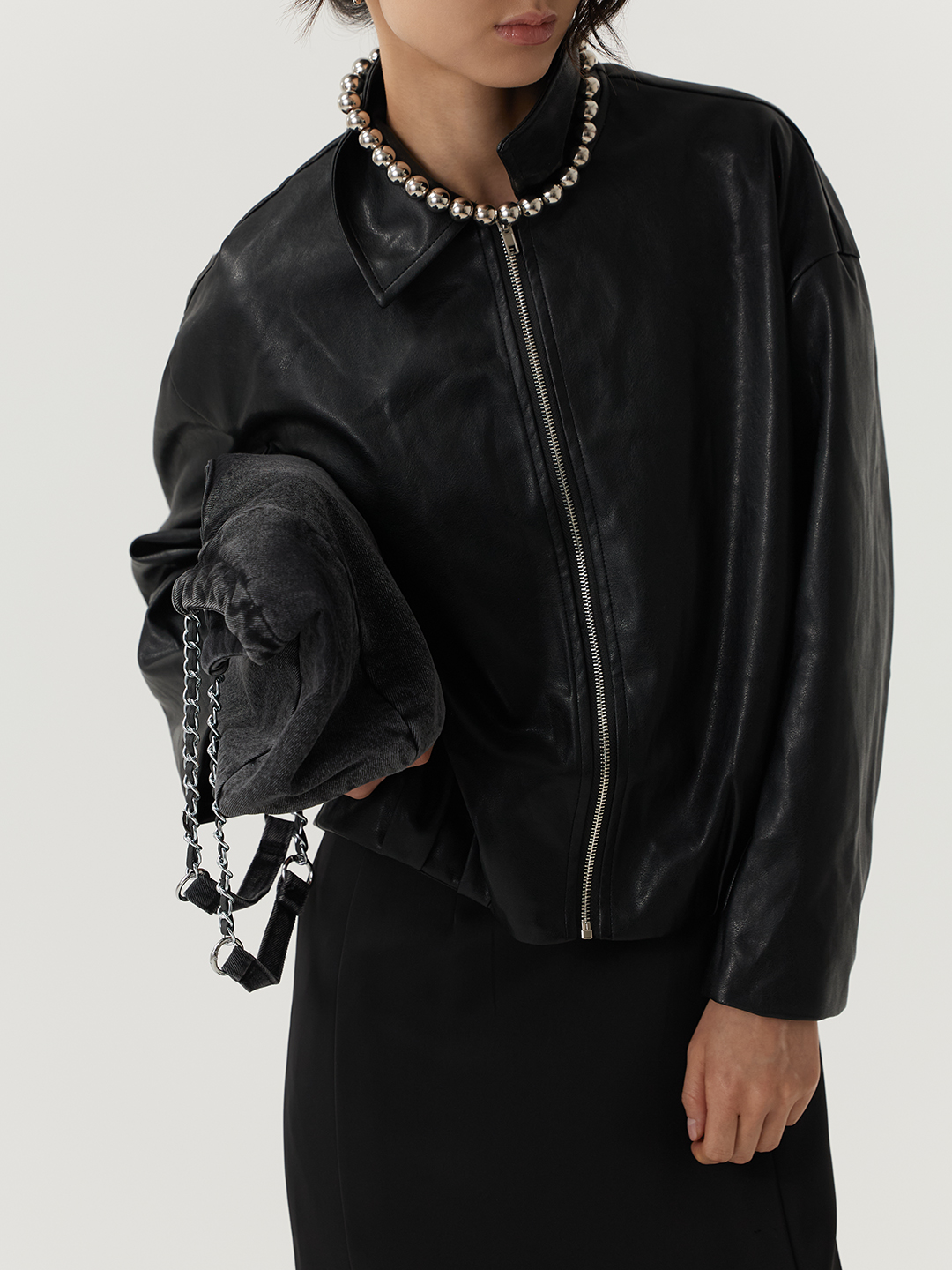 Куртка черный для женщин 48297-1 47