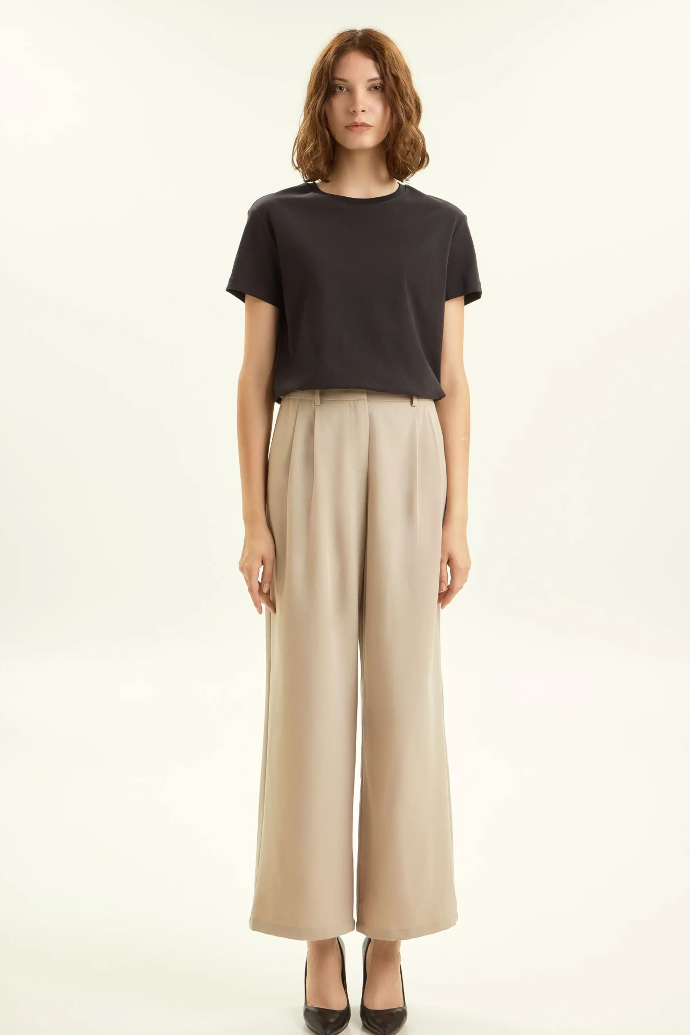 Брюки бежевый для женщин 45326-15 71