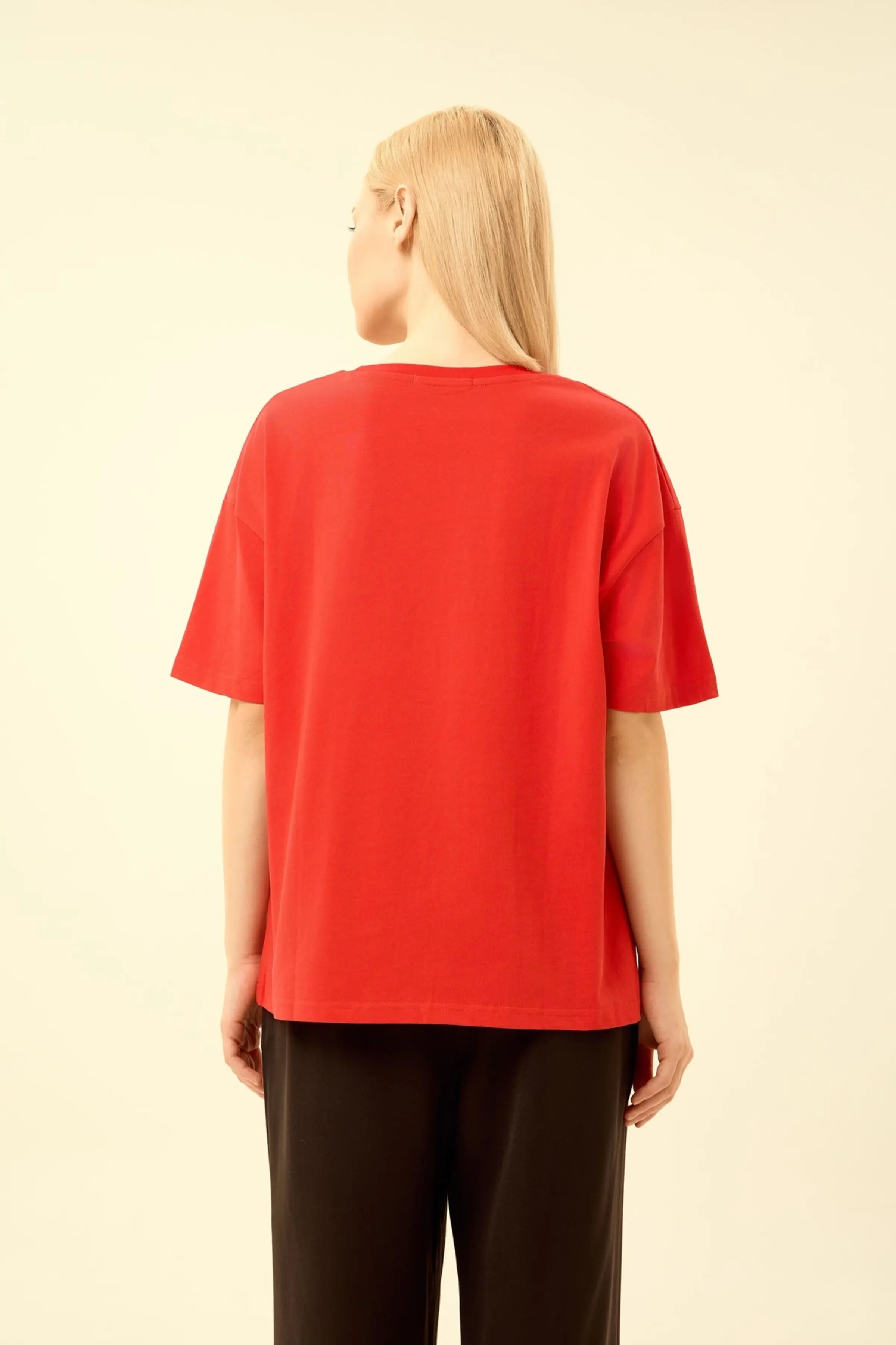 Футболка красный для женщин 46255-7 67