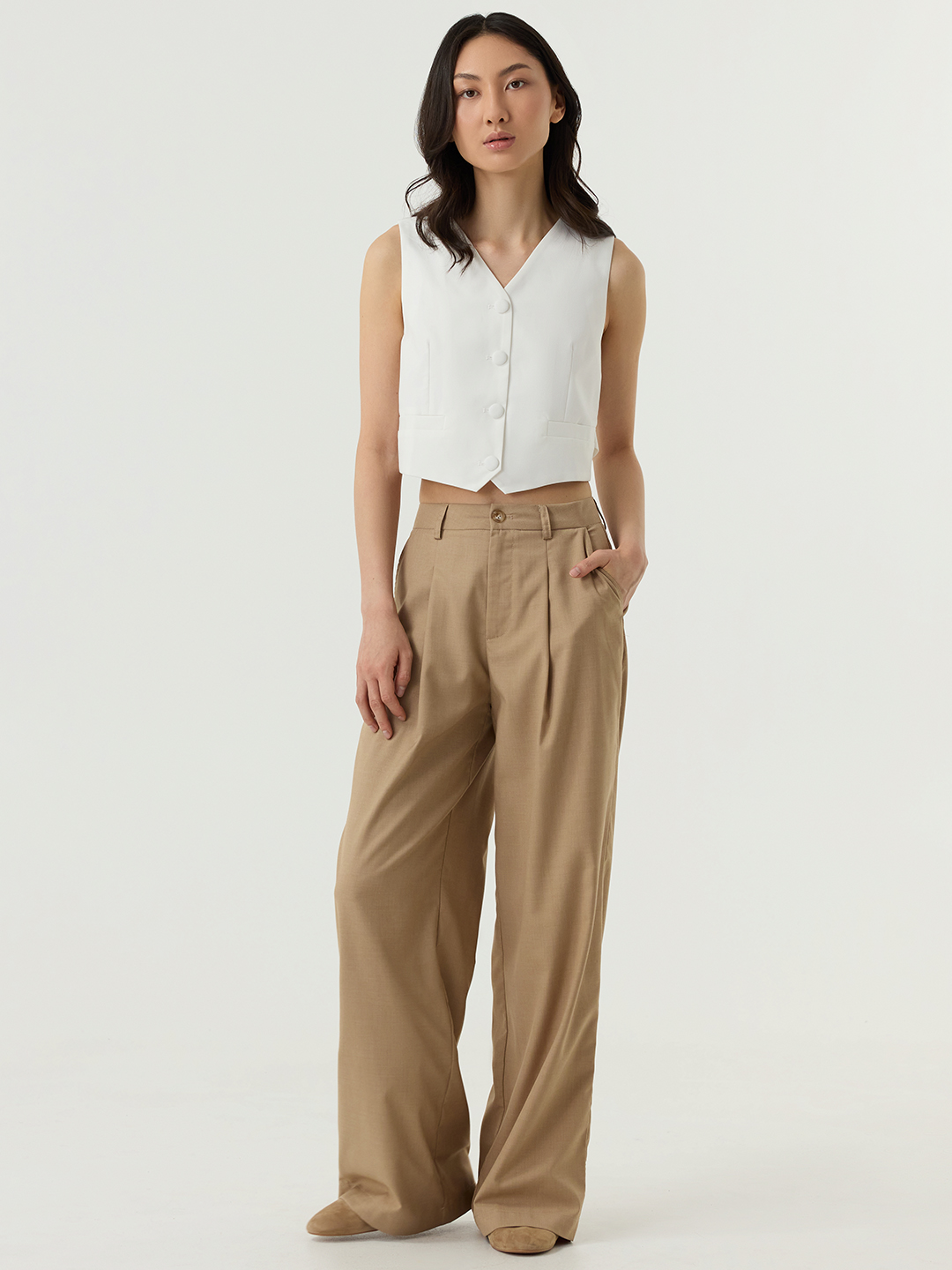 Жилетка белый для женщин 48229-4 68