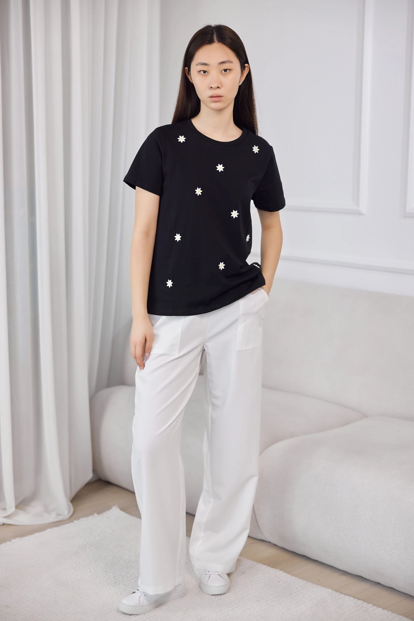 Футболка черный для женщин 41134-1 67