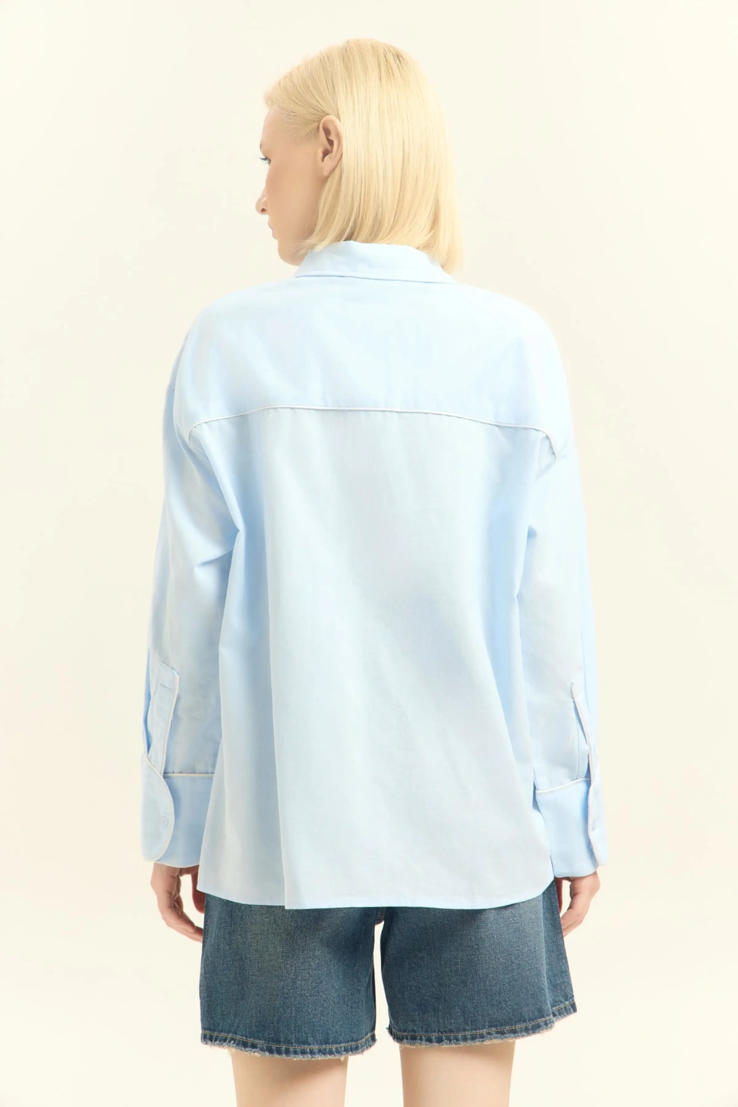 Рубашка голубой для женщин 45247-10 66