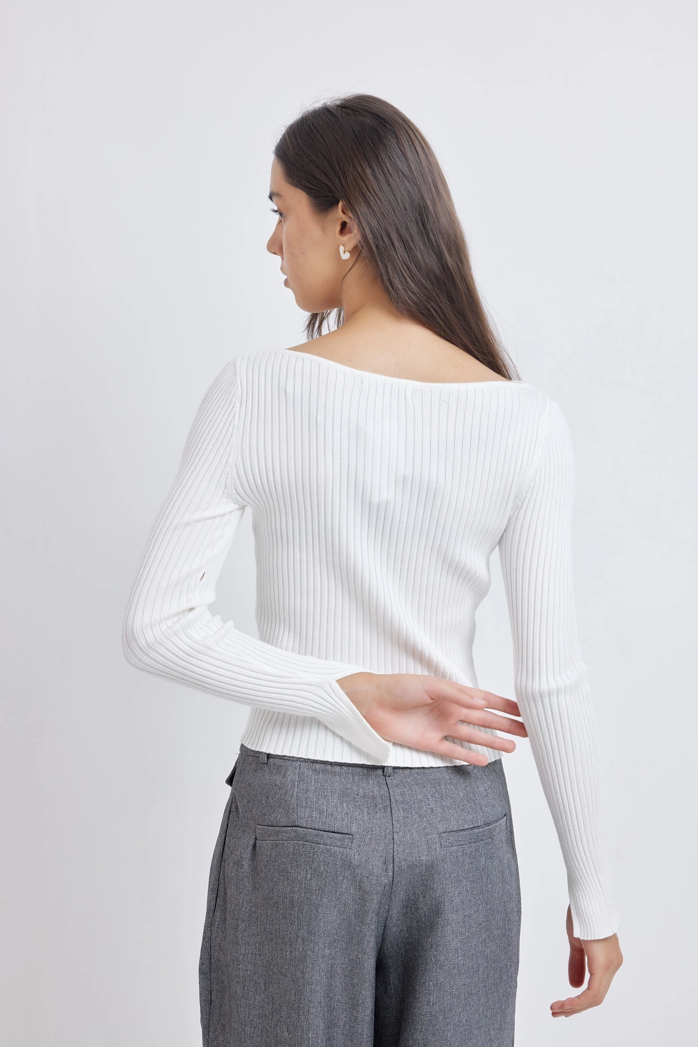 Джемпер белый для женщин 42405U-4 60