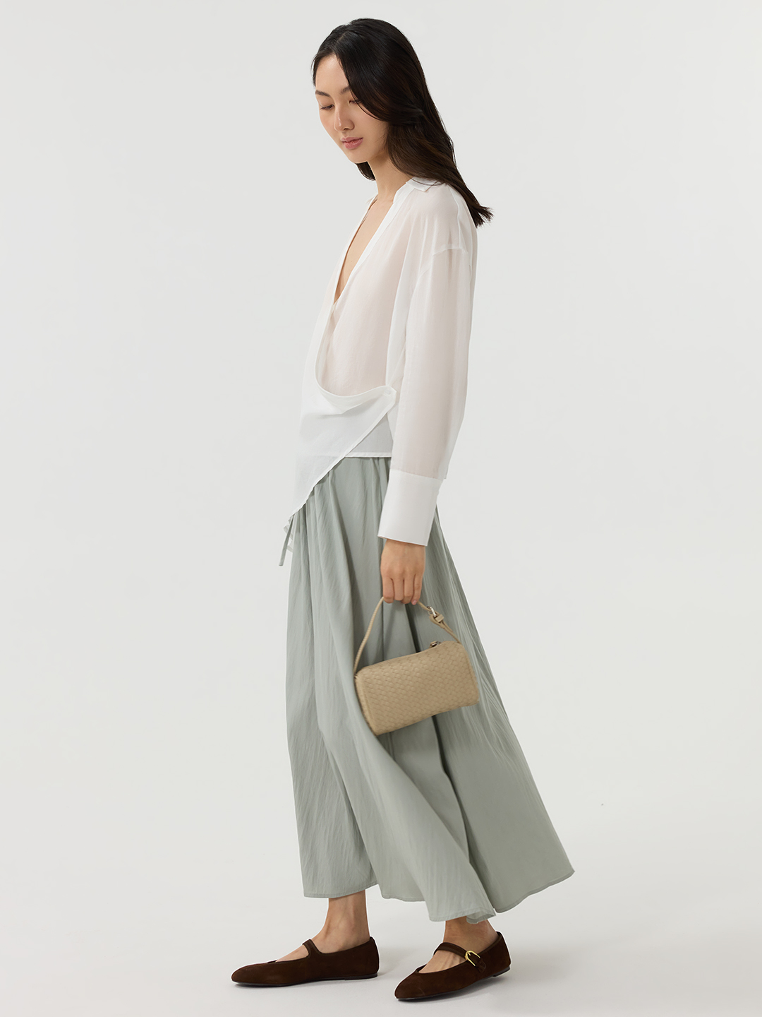 Юбка светло-зеленый для женщин 49345-8 52