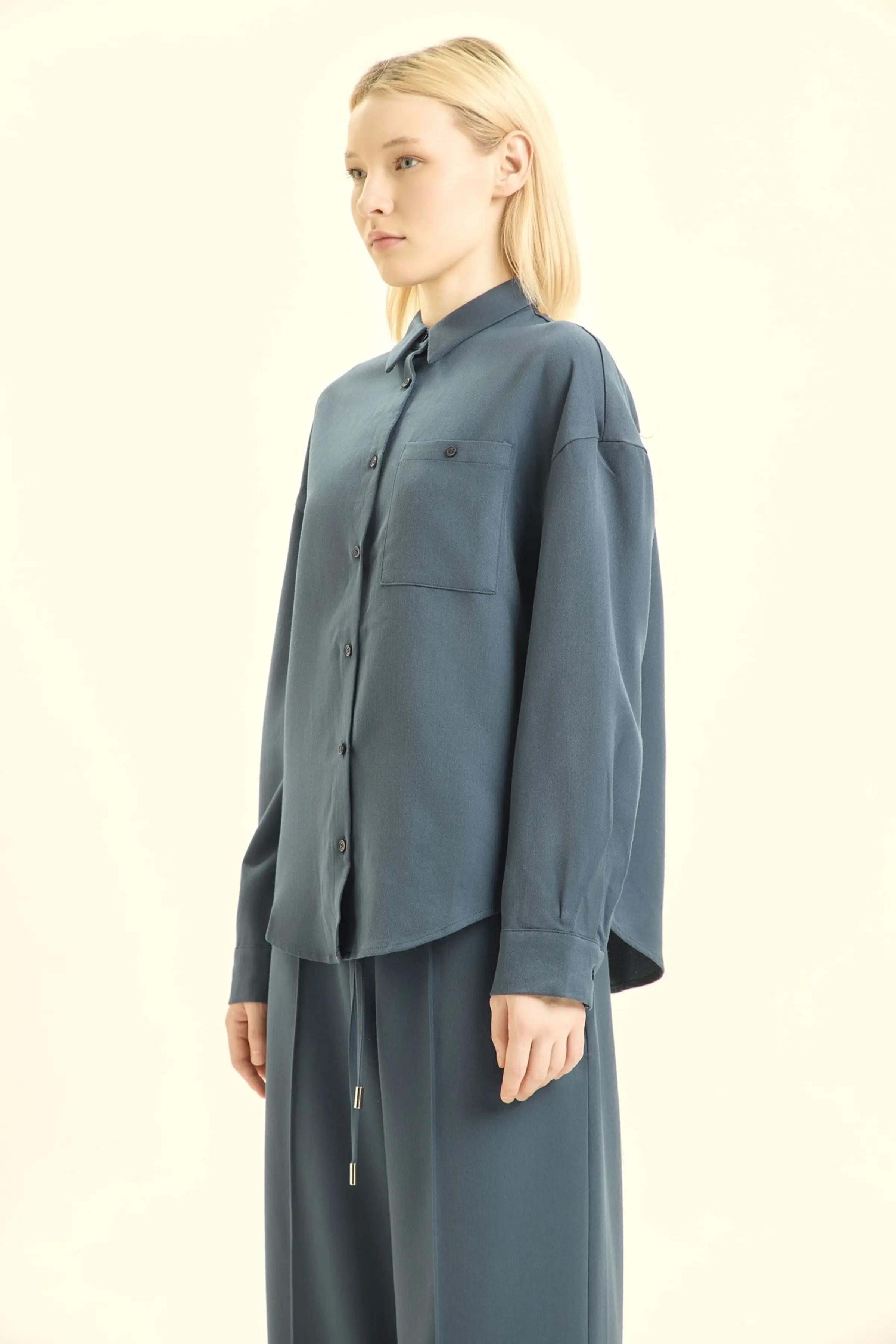 Рубашка темно-синий для женщин 46302-18 66