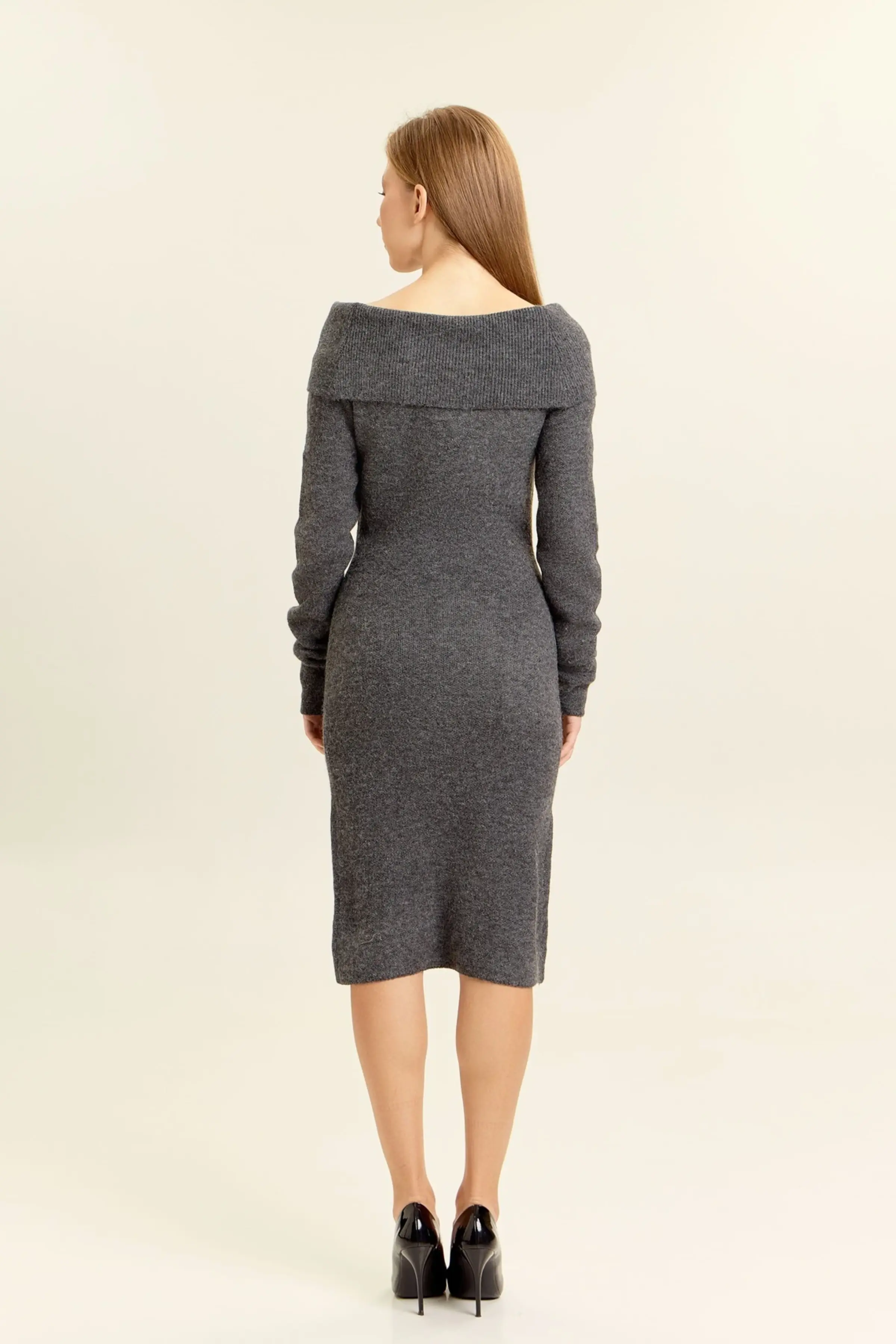 Платье темно-серый для женщин 47144-12 54