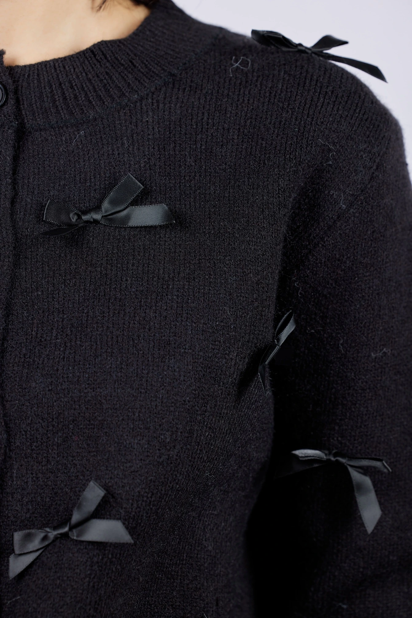 Кардиган черный для женщин 43202-1 50