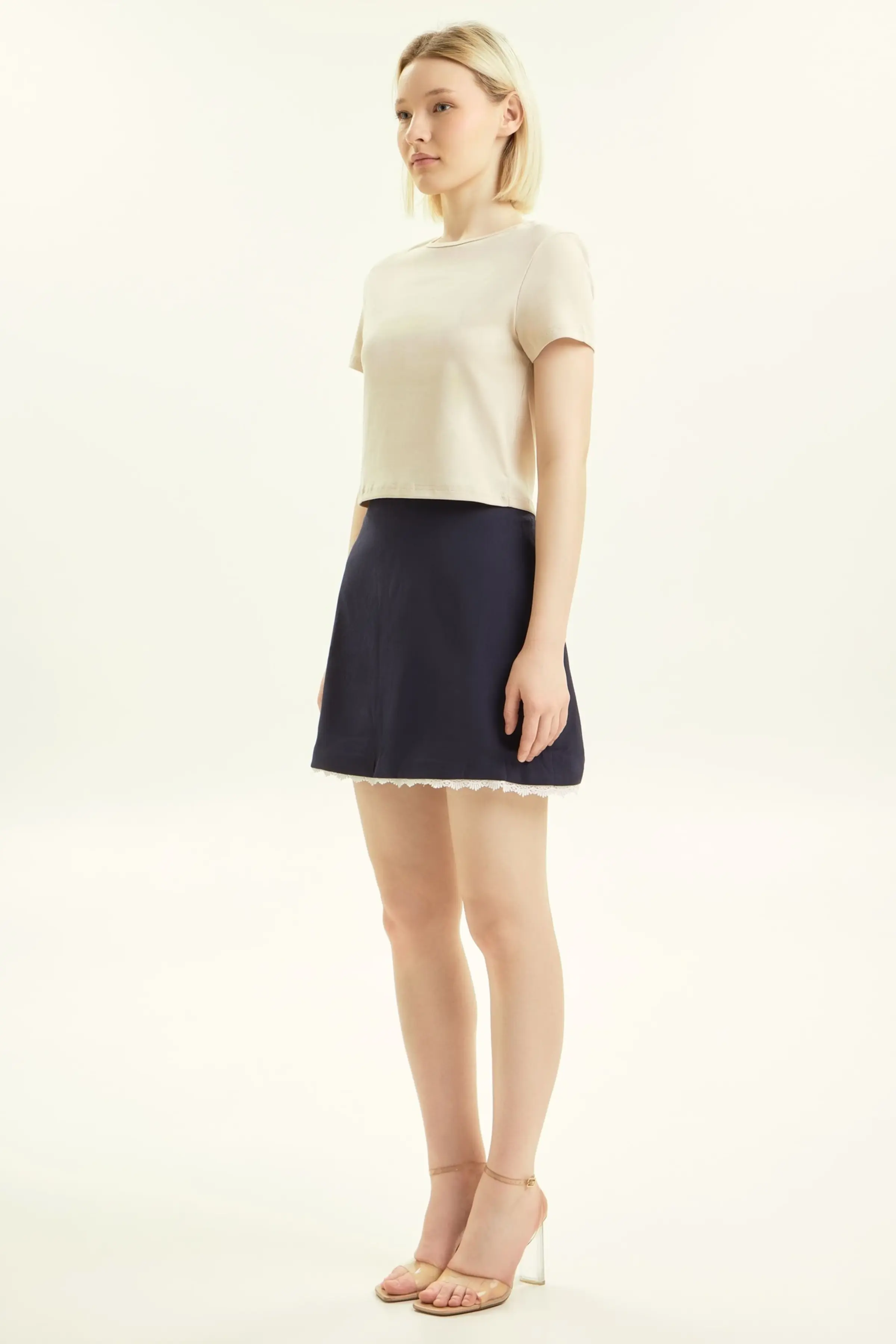 Юбка синий для женщин 44297-65 52