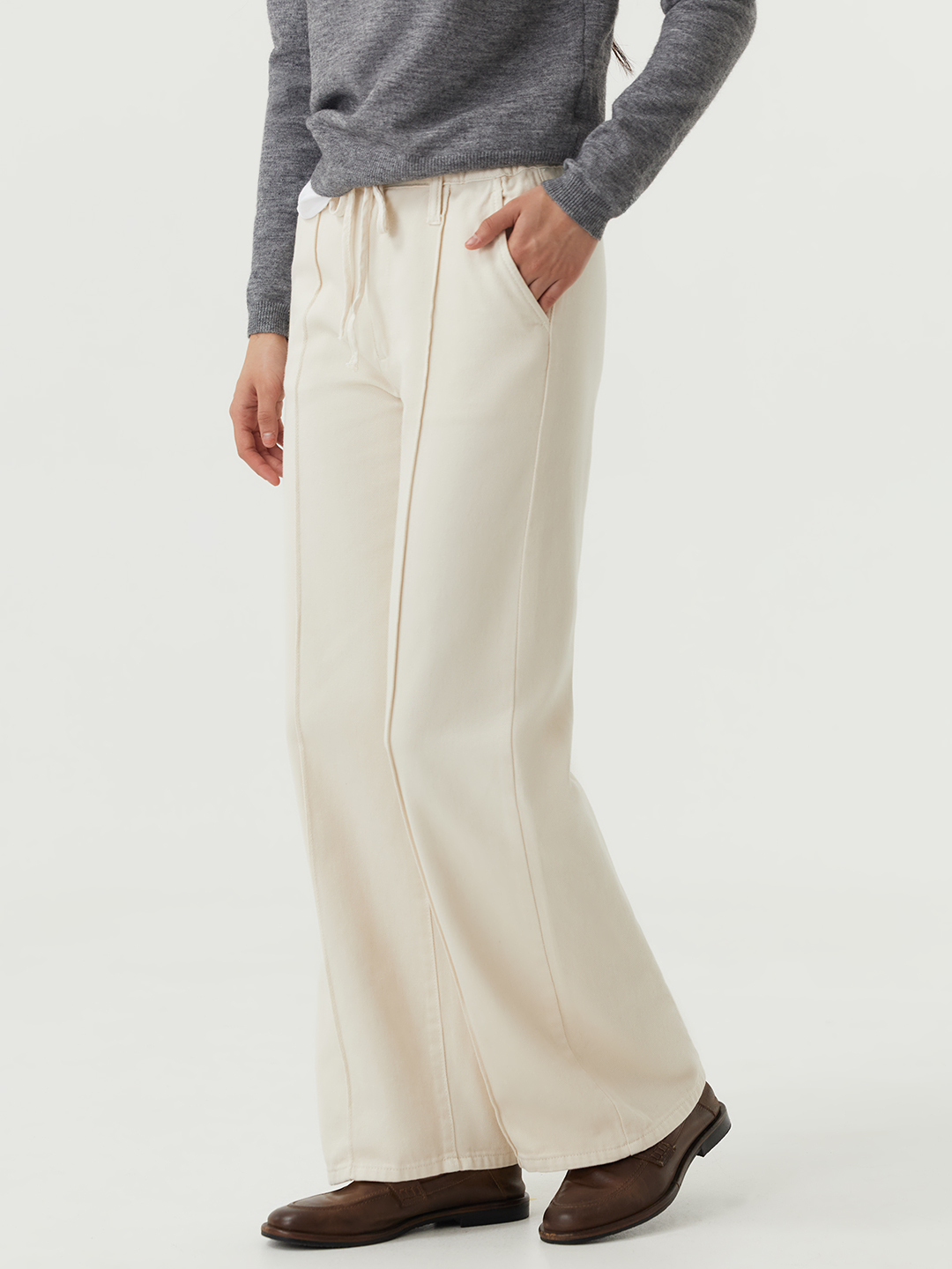 Джинсы айвори для женщин 48175-234 74