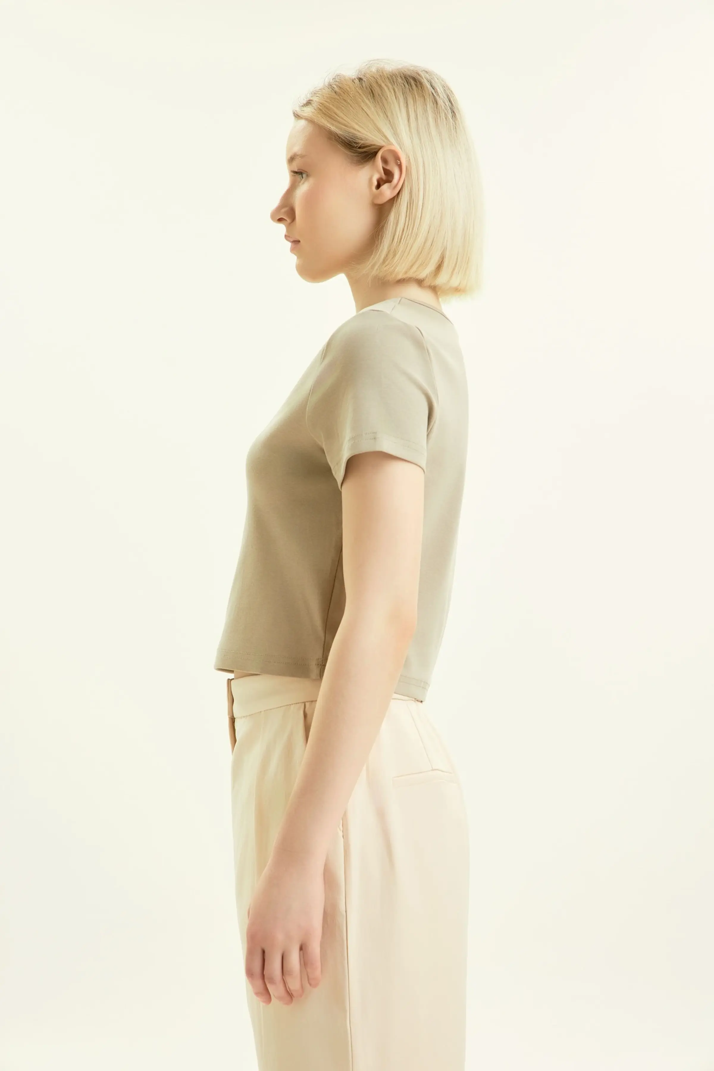 Футболка хаки для женщин 45325-14 67