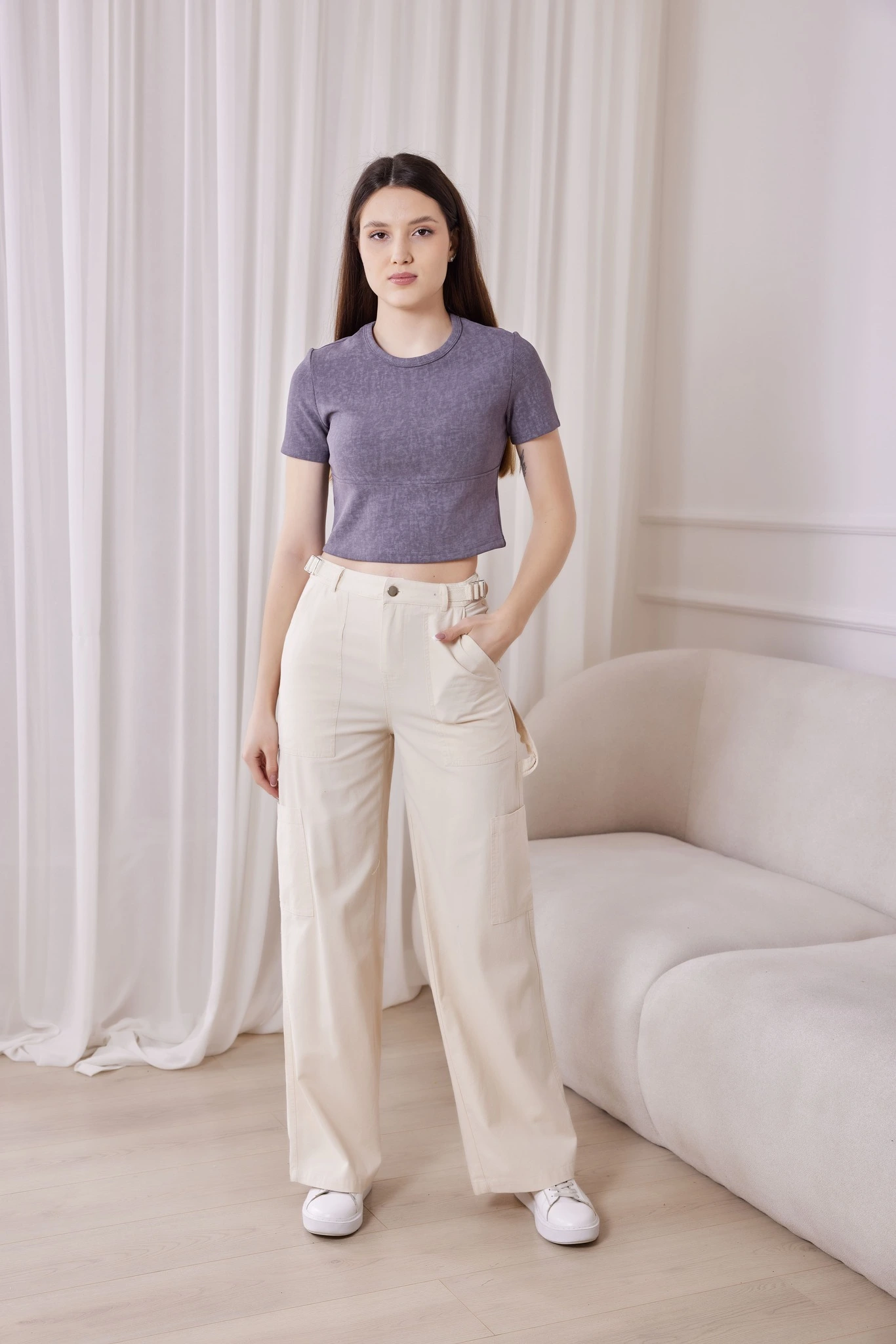 Топ серый для женщин 40295-61 46