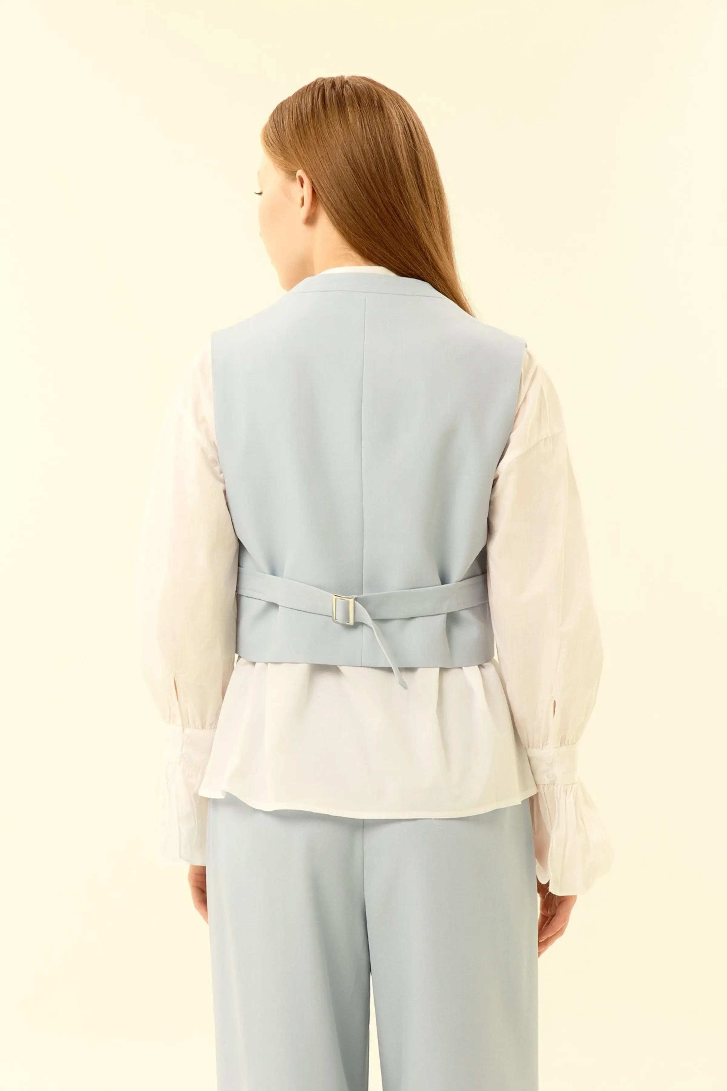 Жилетка голубой для женщин 46104-10 68