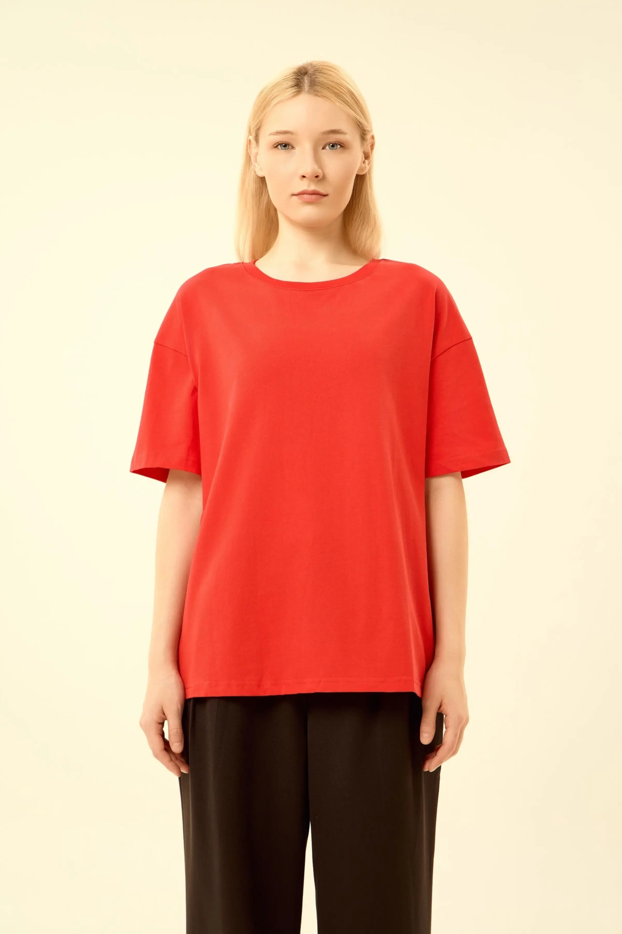 Футболка красный для женщин 46255-7 67