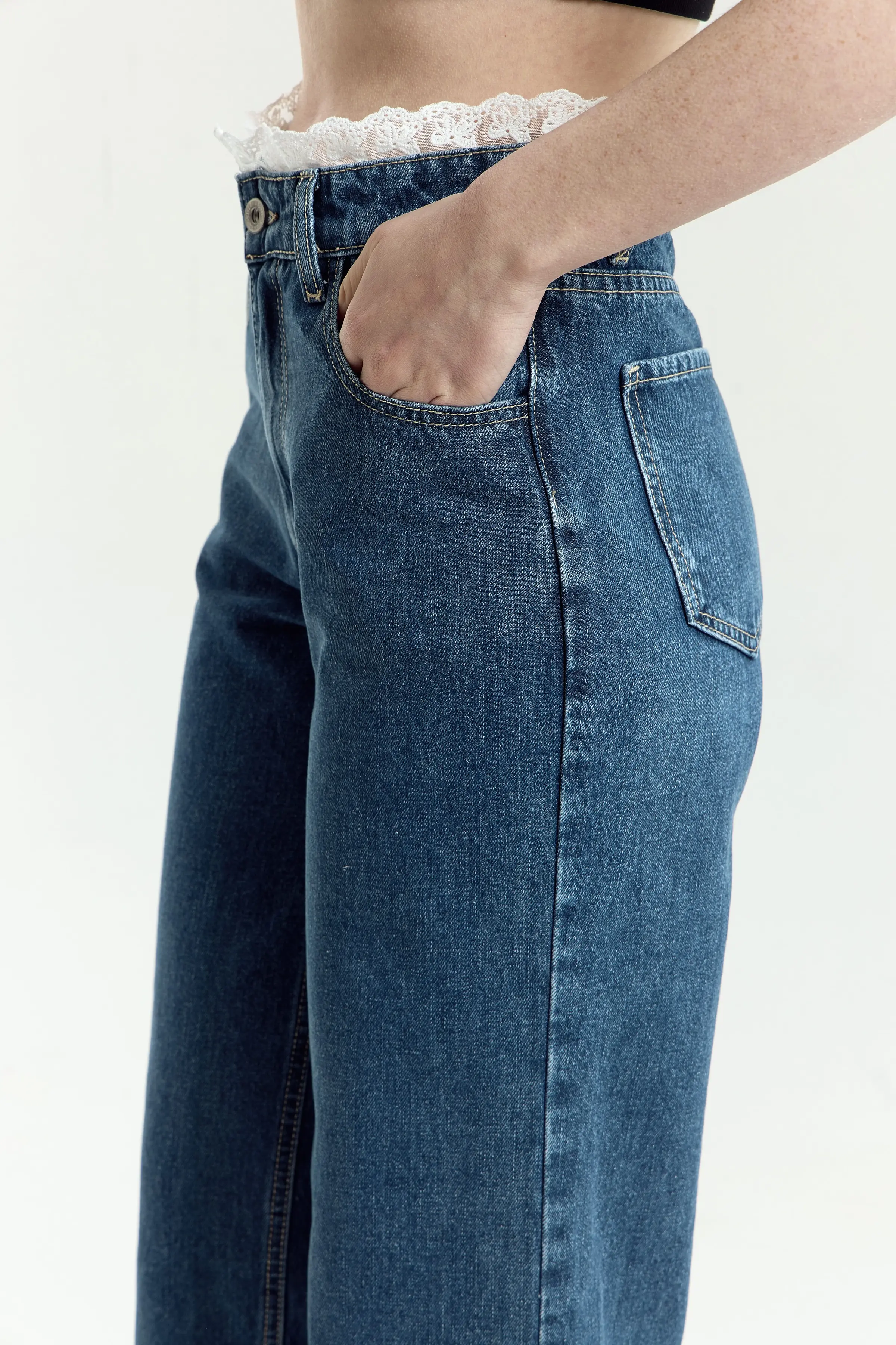 Джинсы темно-синий для женщин 45232-18 74