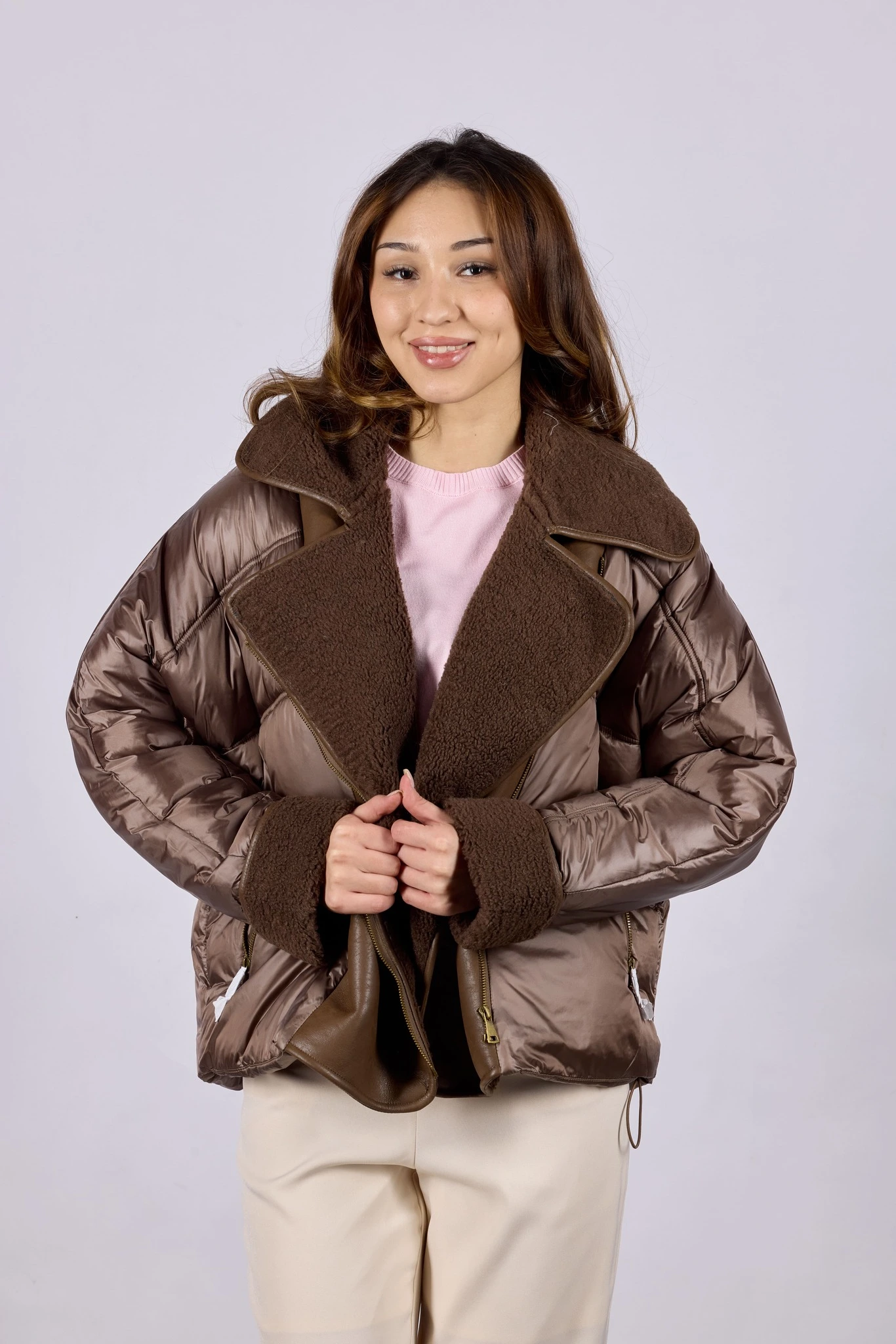 Куртка коричневый для женщин 43406-13 47