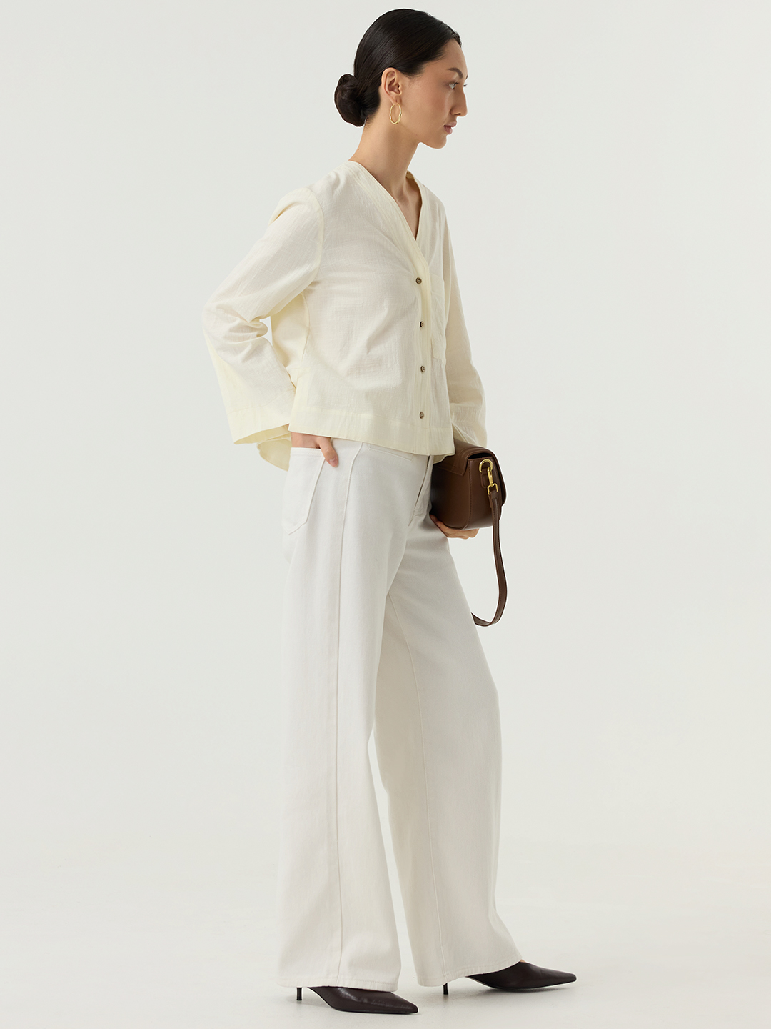 Блузка айвори для женщин 48239-234 28