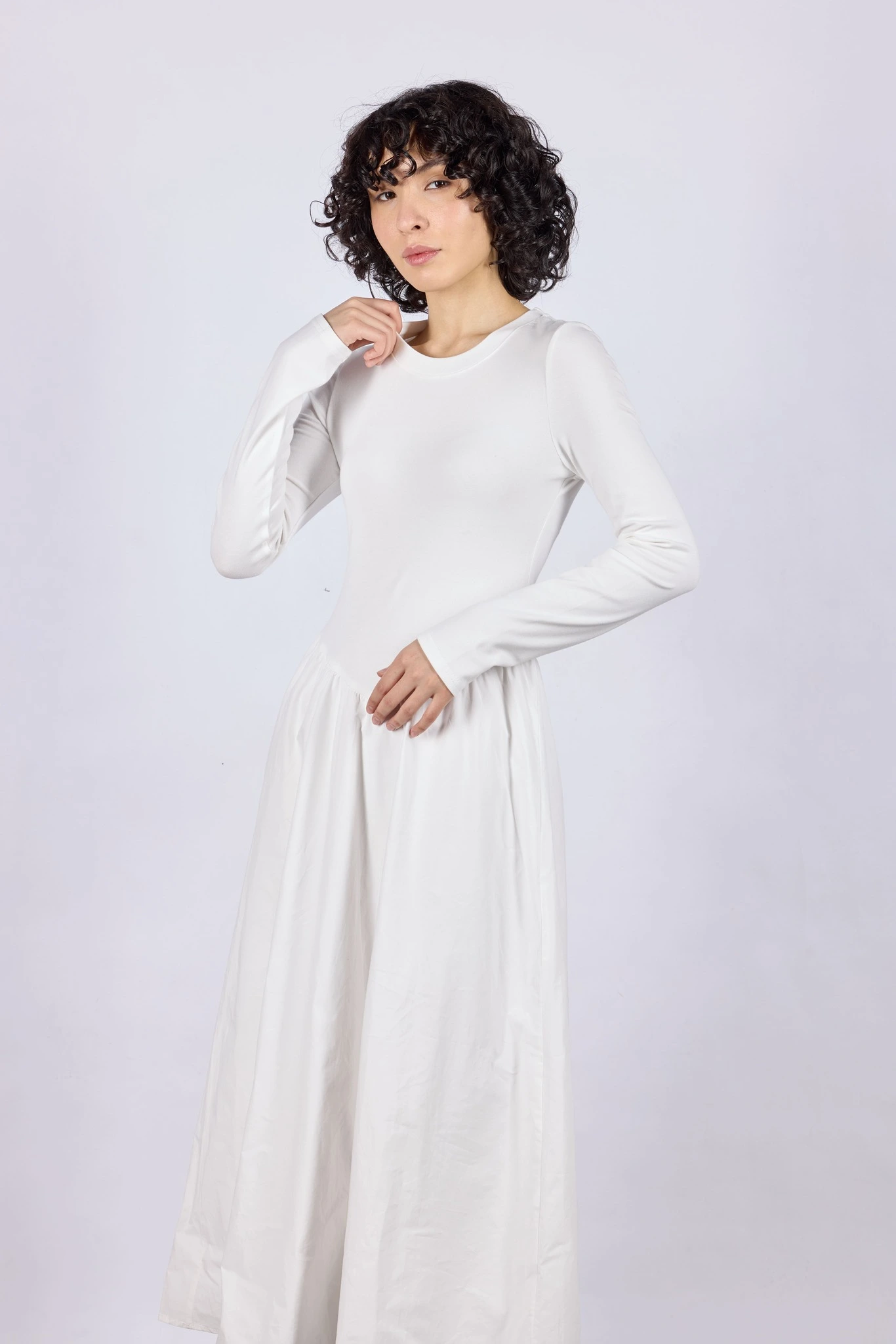 Платье белый для женщин 44175-4 54